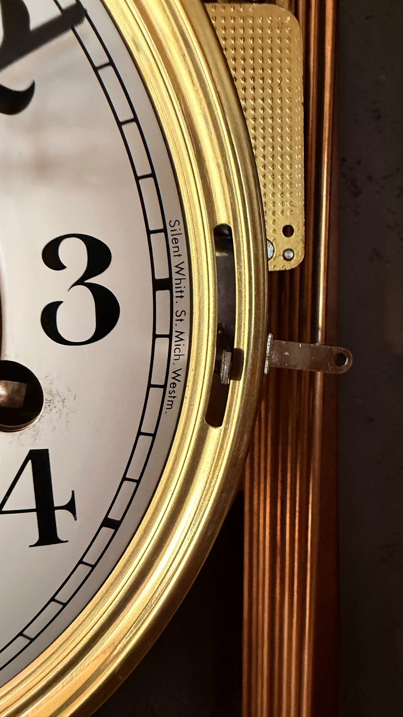 Howard Miller Jennison Triple Chime Wall Clock – Serviced Mechanical Movement