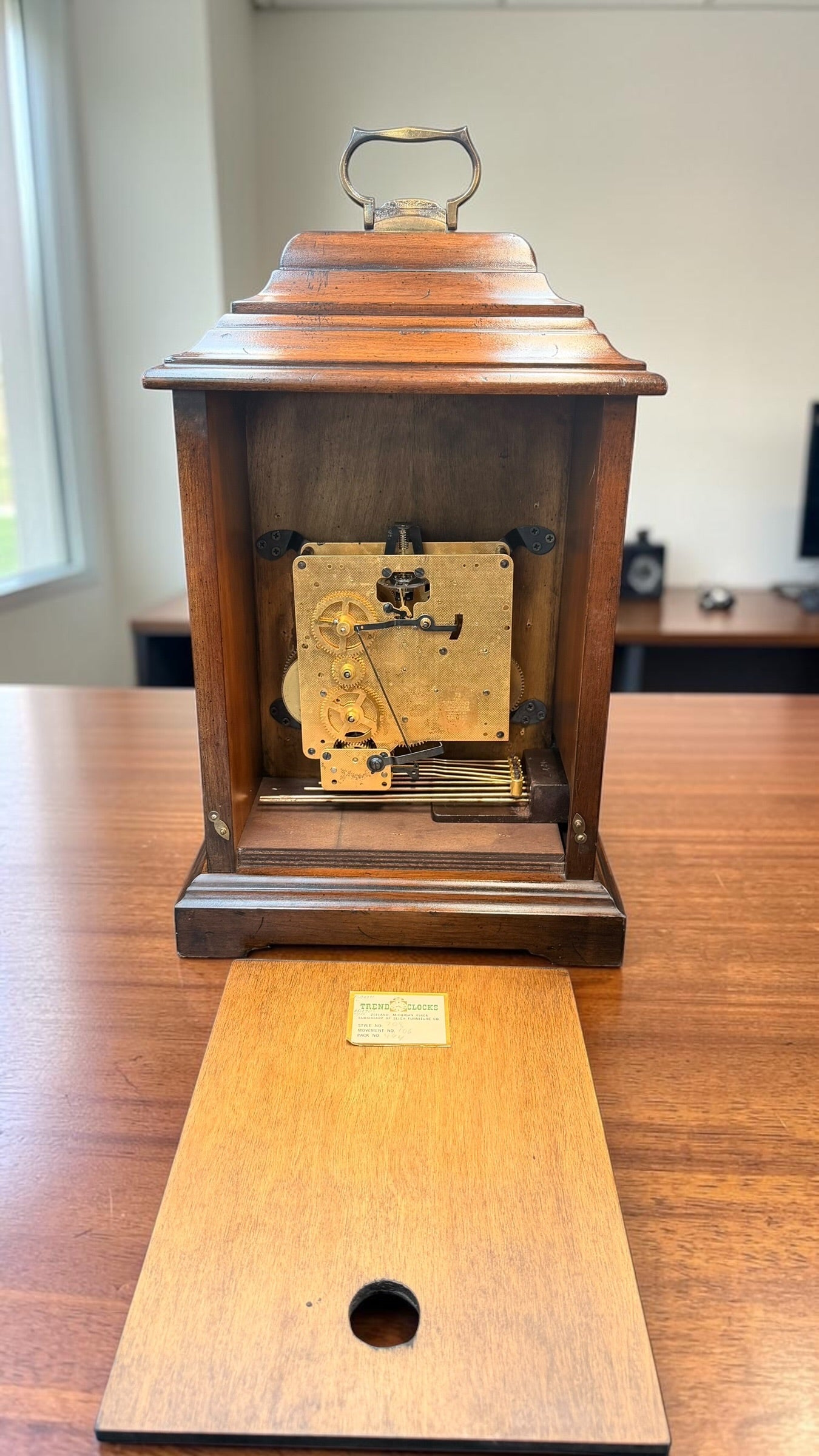 Trend Clocks by Sligh Westminster Chime Bracket Clock – German Mechanical Movement – Serviced & Working