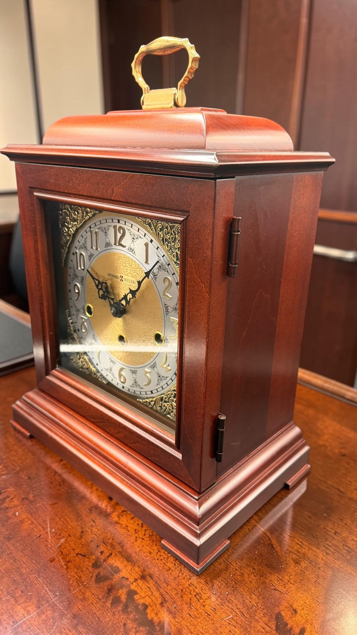 Howard Miller Samuel Watson Bracket Clock – Triple Chime Kieninger Movement