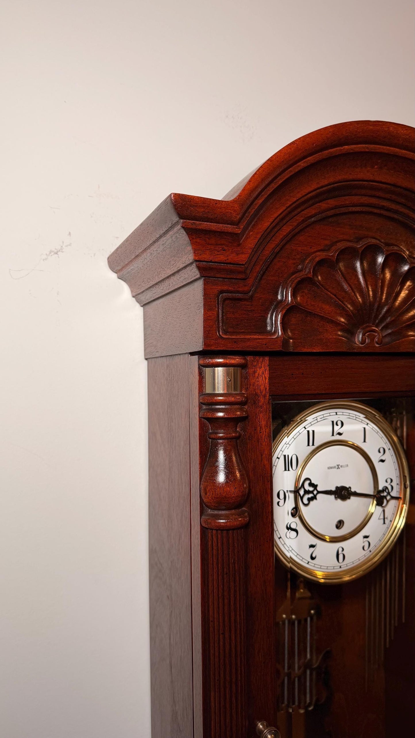 Howard Miller Jennison Triple Chime Wall Clock – Serviced Mechanical Movement