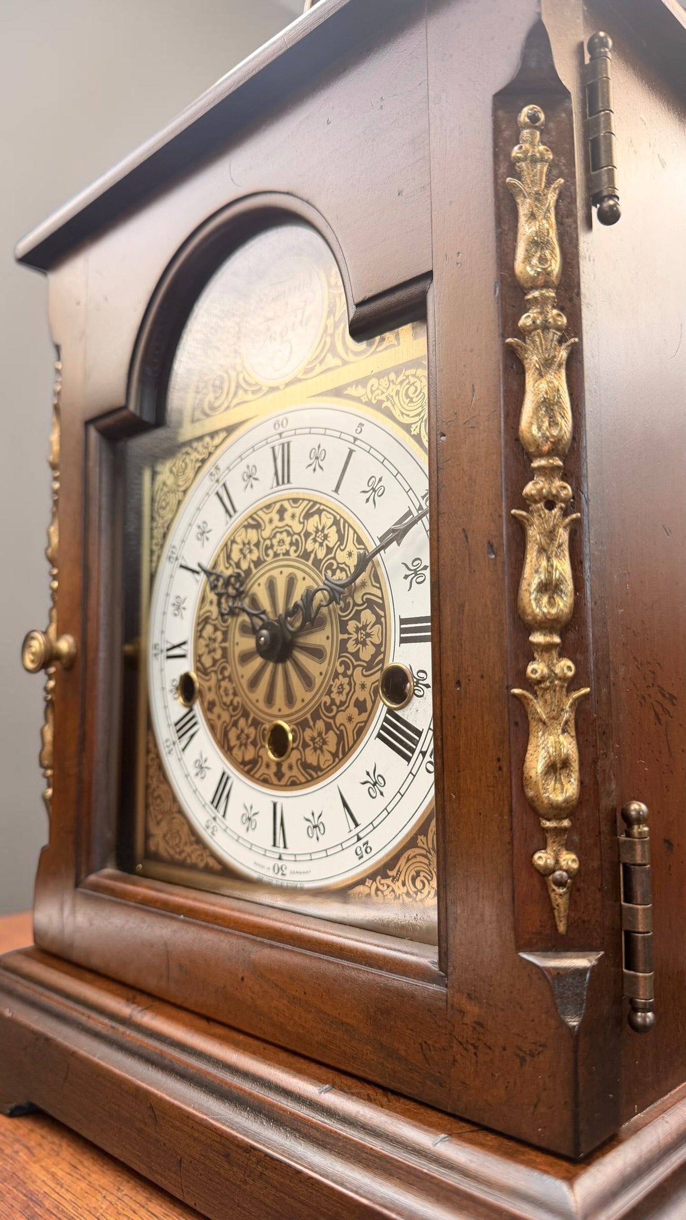 Trend Clocks by Sligh Westminster Chime Bracket Clock – German Mechanical Movement – Serviced & Working