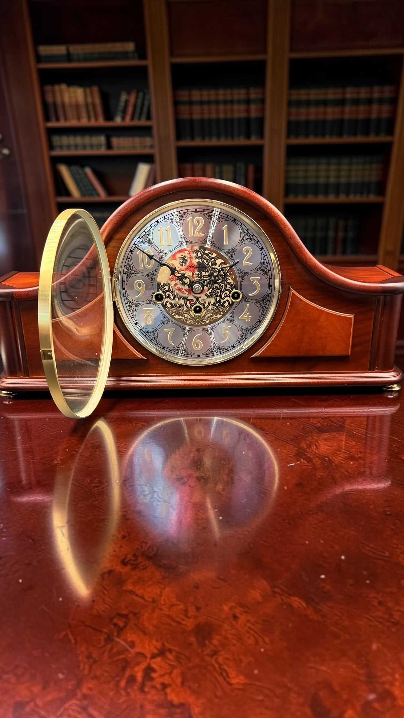 Vintage Seth Thomas Westminster Chime Mantel Clock – detail image 3