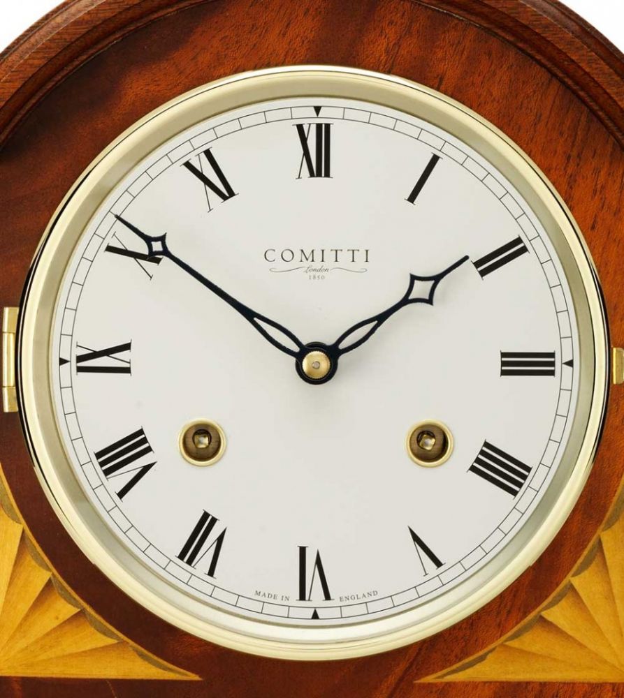 Comitti The Regency Break-Arch Mantel Clock – Bell Strike – product view 2