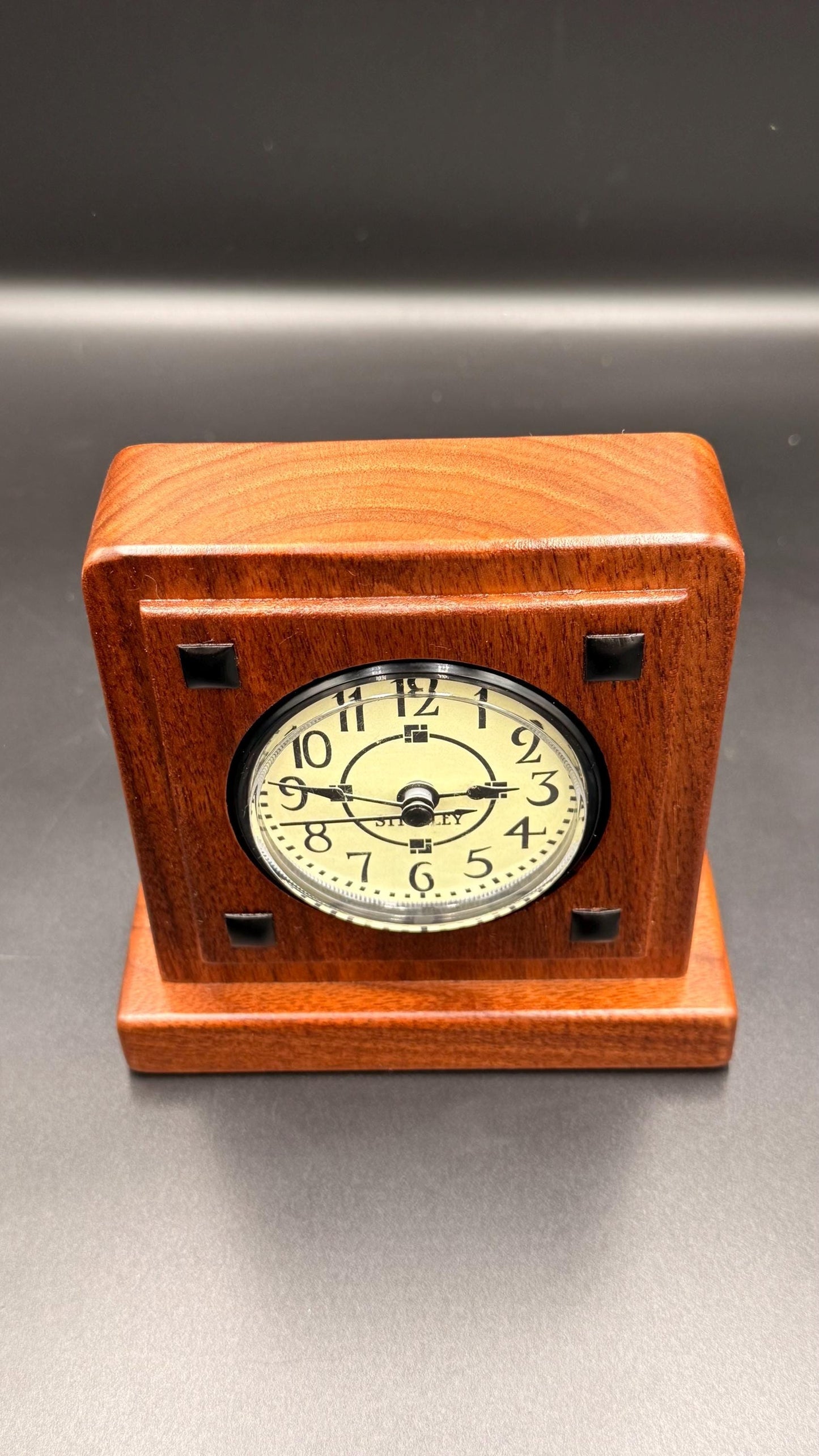 Stickley Bradley Oak Desk Clock – Mission Arts & Crafts Style