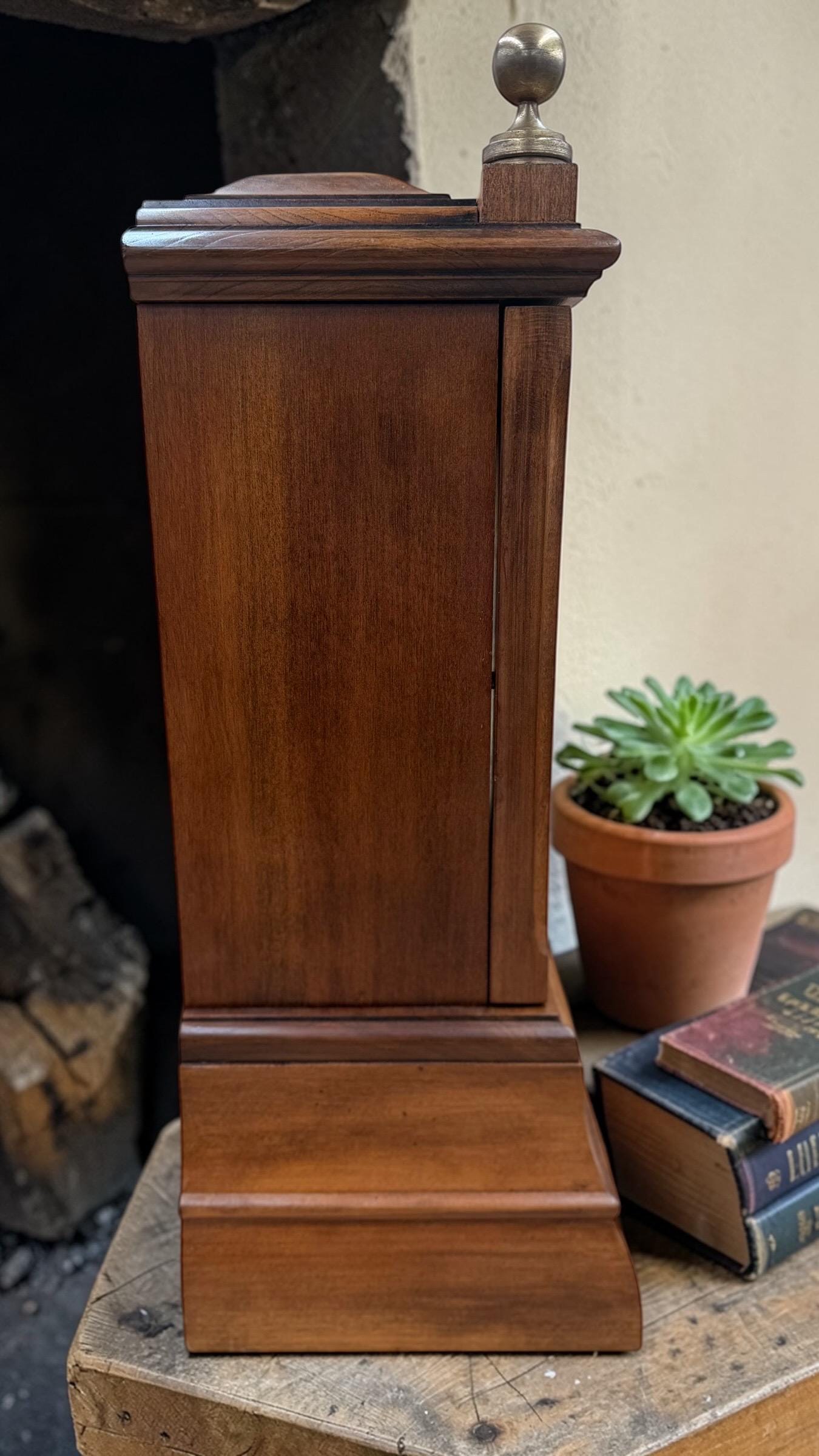 Seth Thomas Westminster Mantel Clock – New Hermle Movement – Classic Hardwood Case