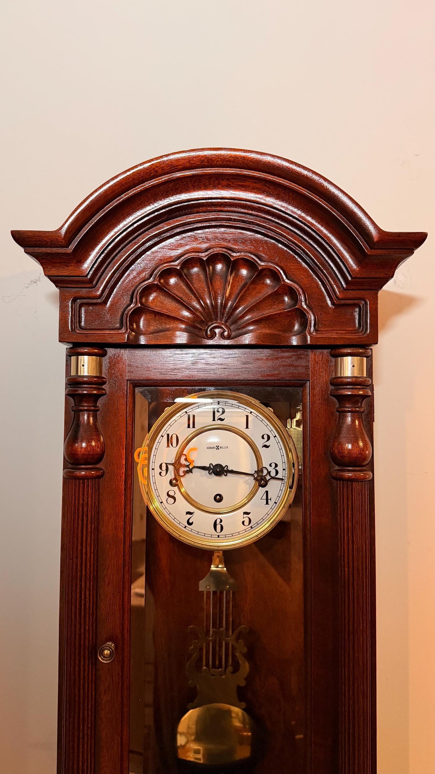 Howard Miller Jennison Triple Chime Wall Clock – Serviced Mechanical Movement