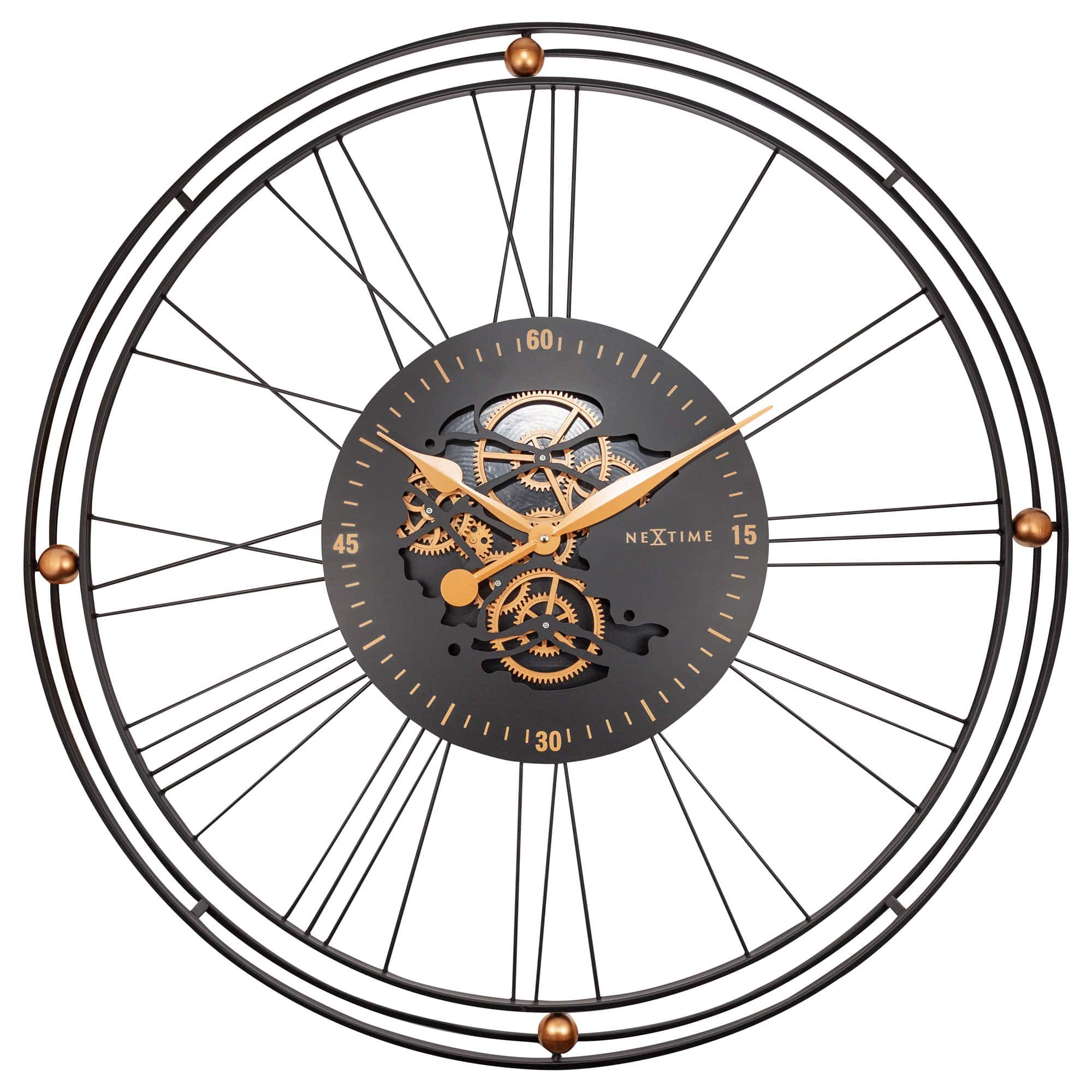 3260 Roman Gear Clock XXL Wall Clock