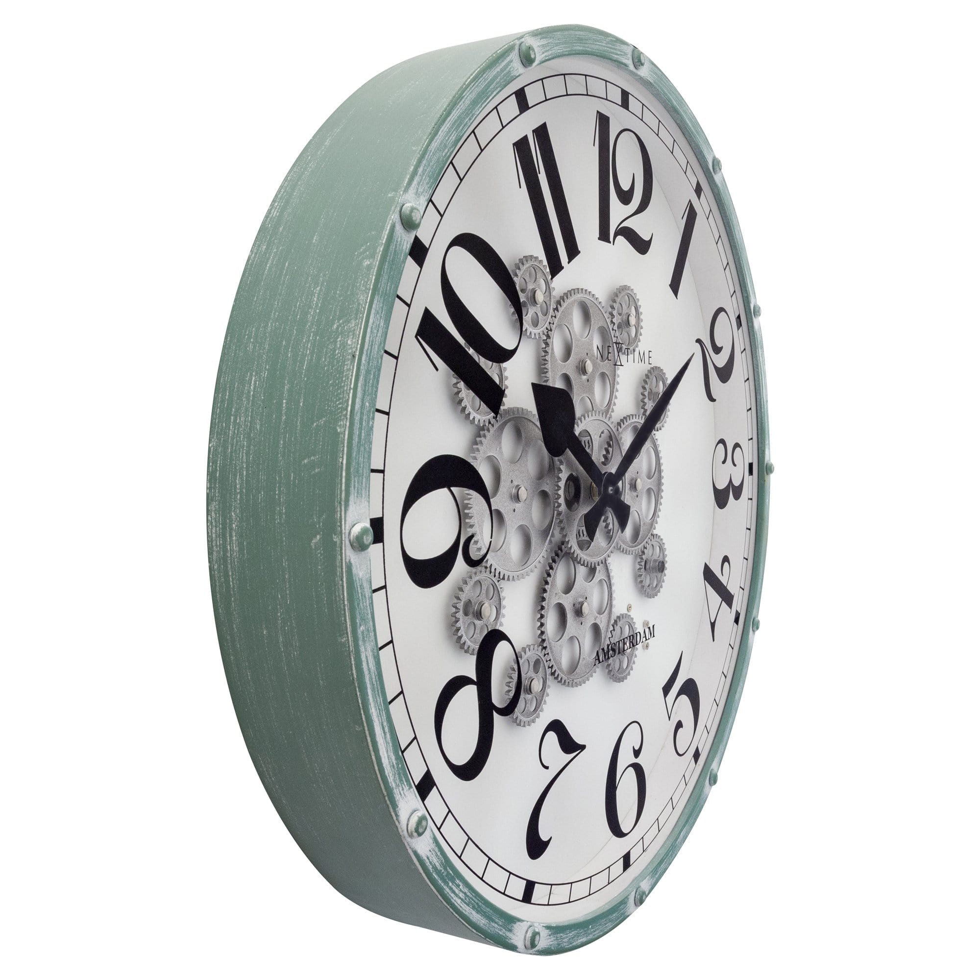 3282 Henry Open Gear Wall Clock