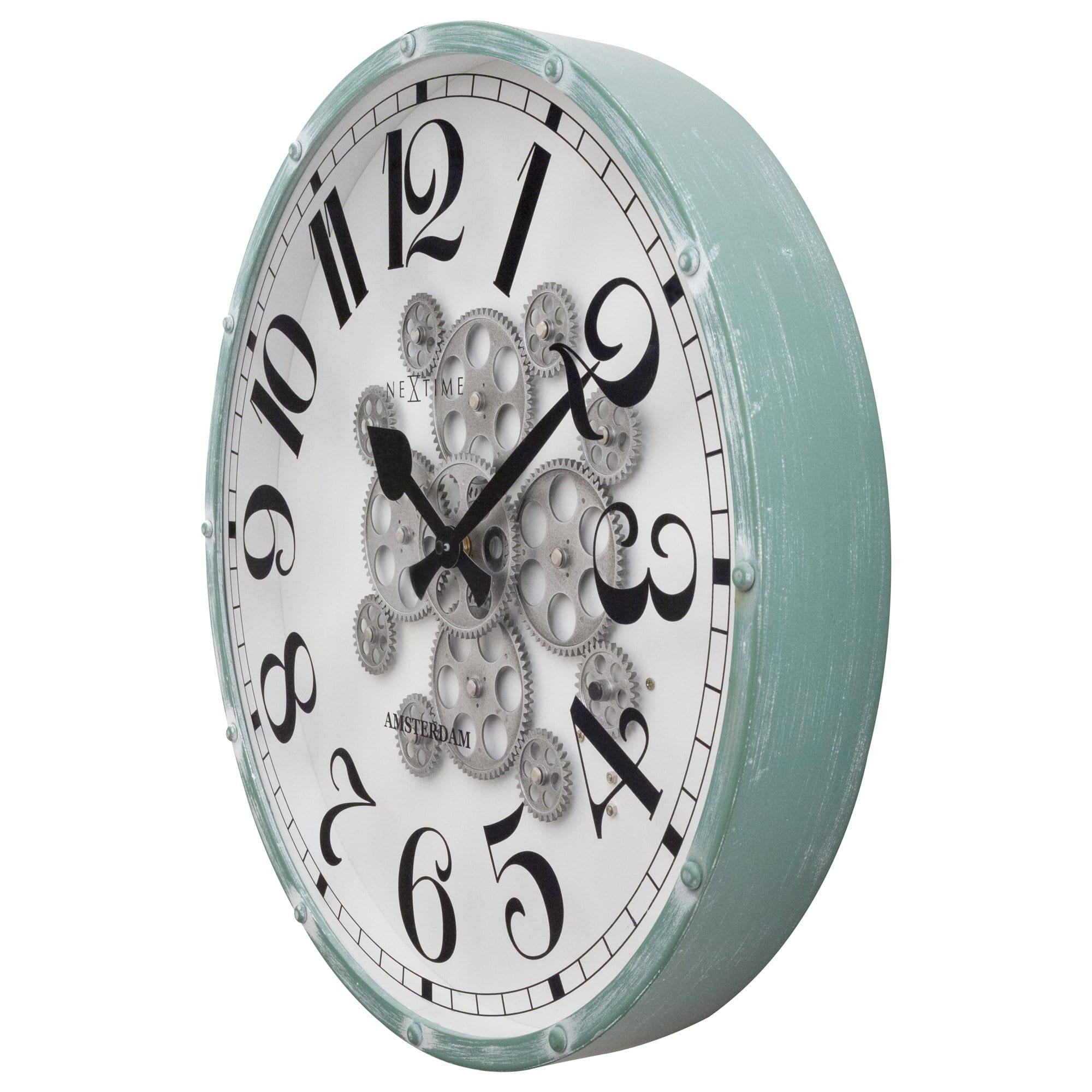 3282 Henry Open Gear Wall Clock