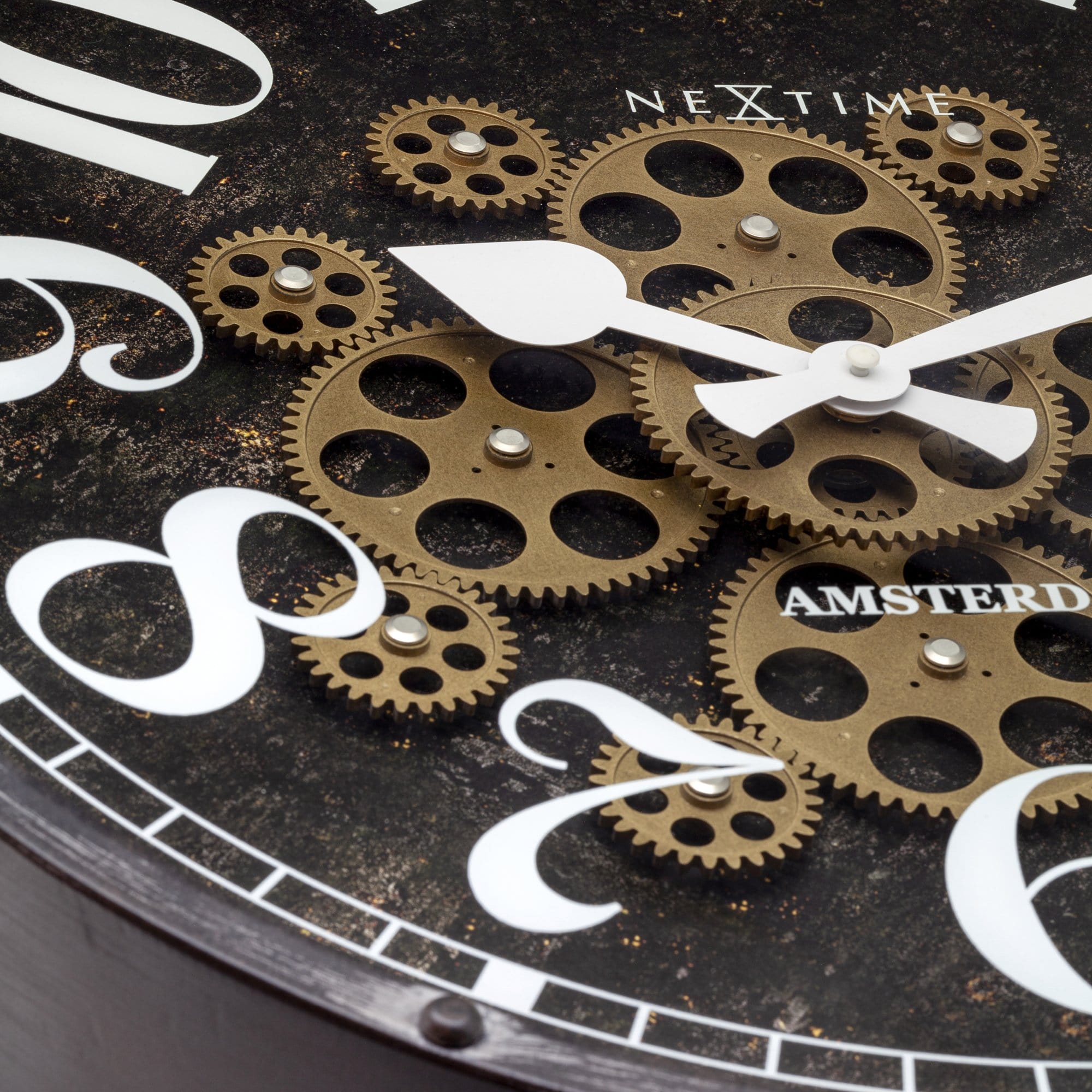 3282 Henry Open Gear Wall Clock