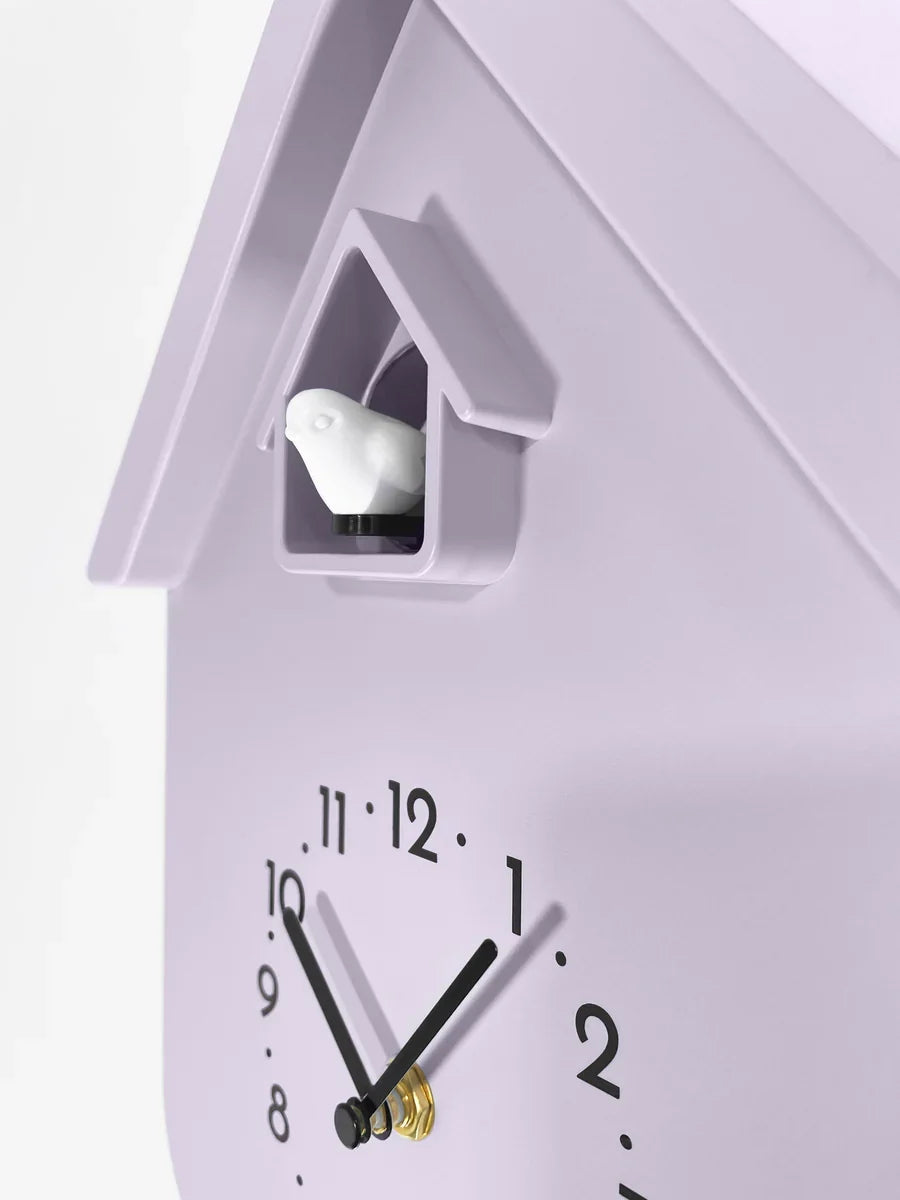 Modern Cuckoo Wall Clock with Night Sensor & Pendulum – “Twitter”