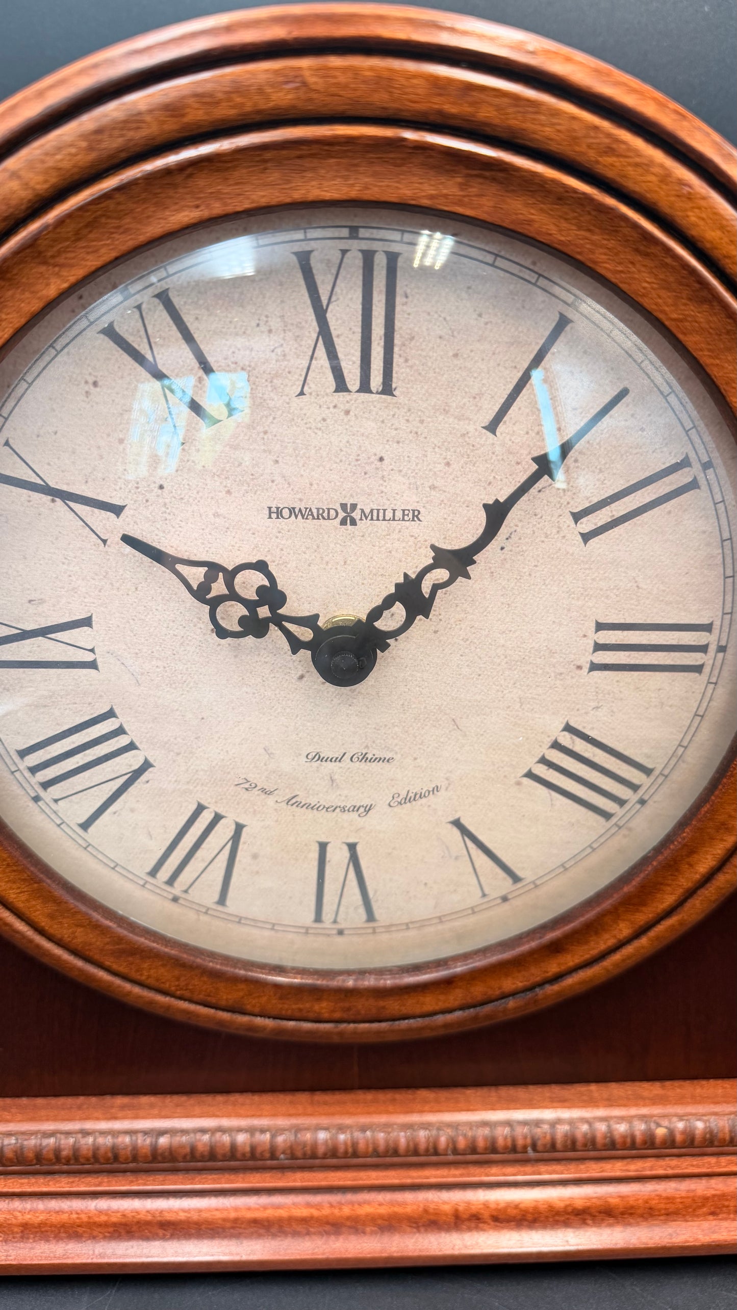 Howard Miller Hampton Mantel Clock 72nd Anniversary Edition – Hermle Quartz Dual Chime Westminster * Bim Bam