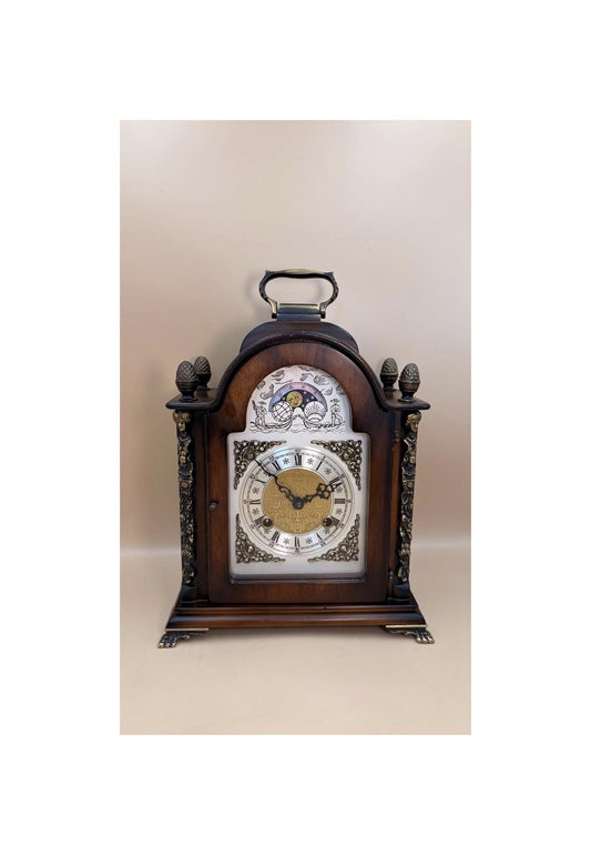 Hermle Bracket Mantel Clock – New Movement, Bim-Bam Strike