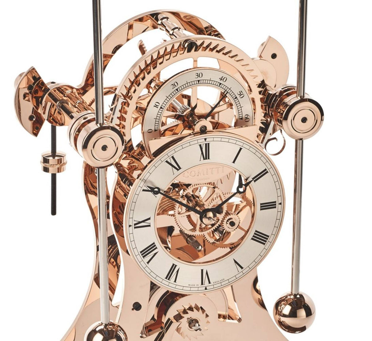 Comitti Limited Edition Rose Gold Navigator – craftsmanship detail 1
