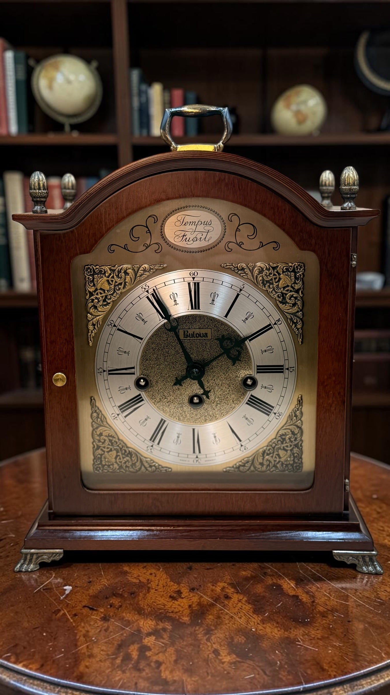 Bulova Tempus Fugit Mantel Clock –  Hermle Westminster Chime
