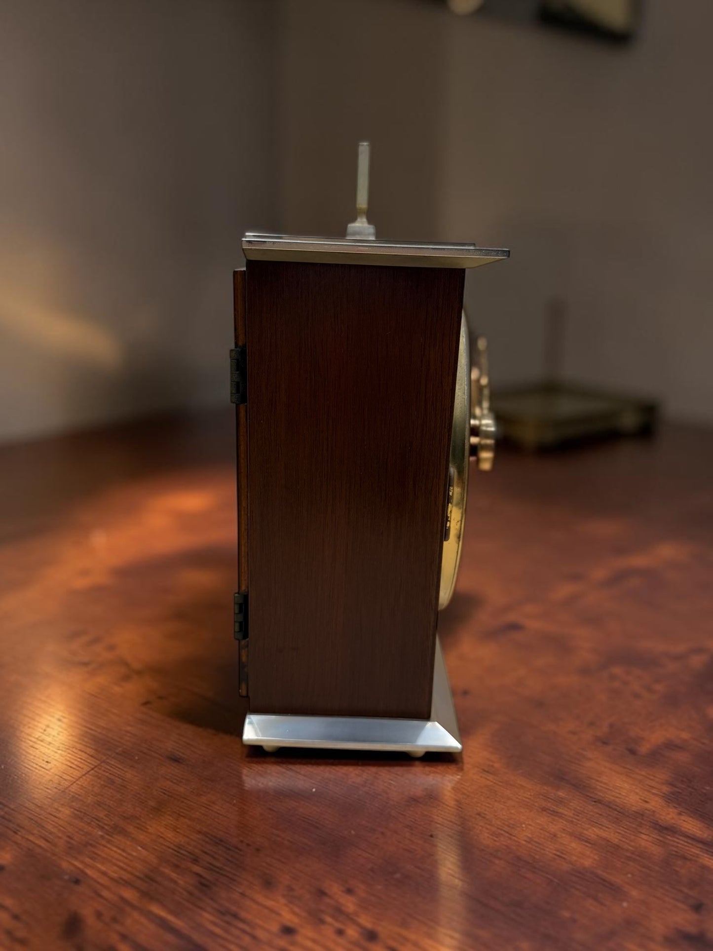 Vintage Seth Thomas Mantel Clock – Mid-Century Modern, German Movement