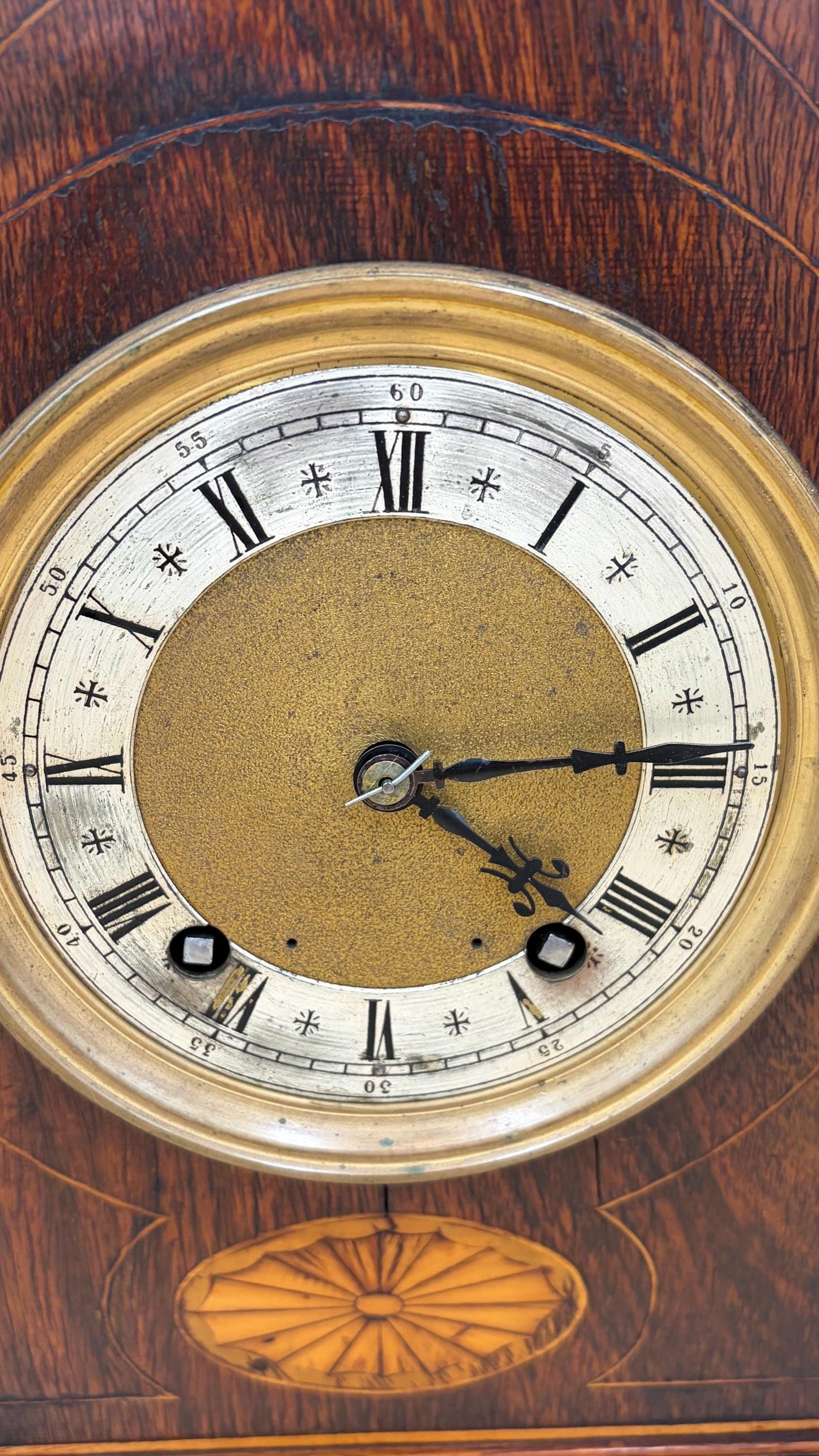 Antique Winterhalder & Hofmeier Gothic Arch Mantel Clock c.1890s — Bim-Bam Quarter Strike — German