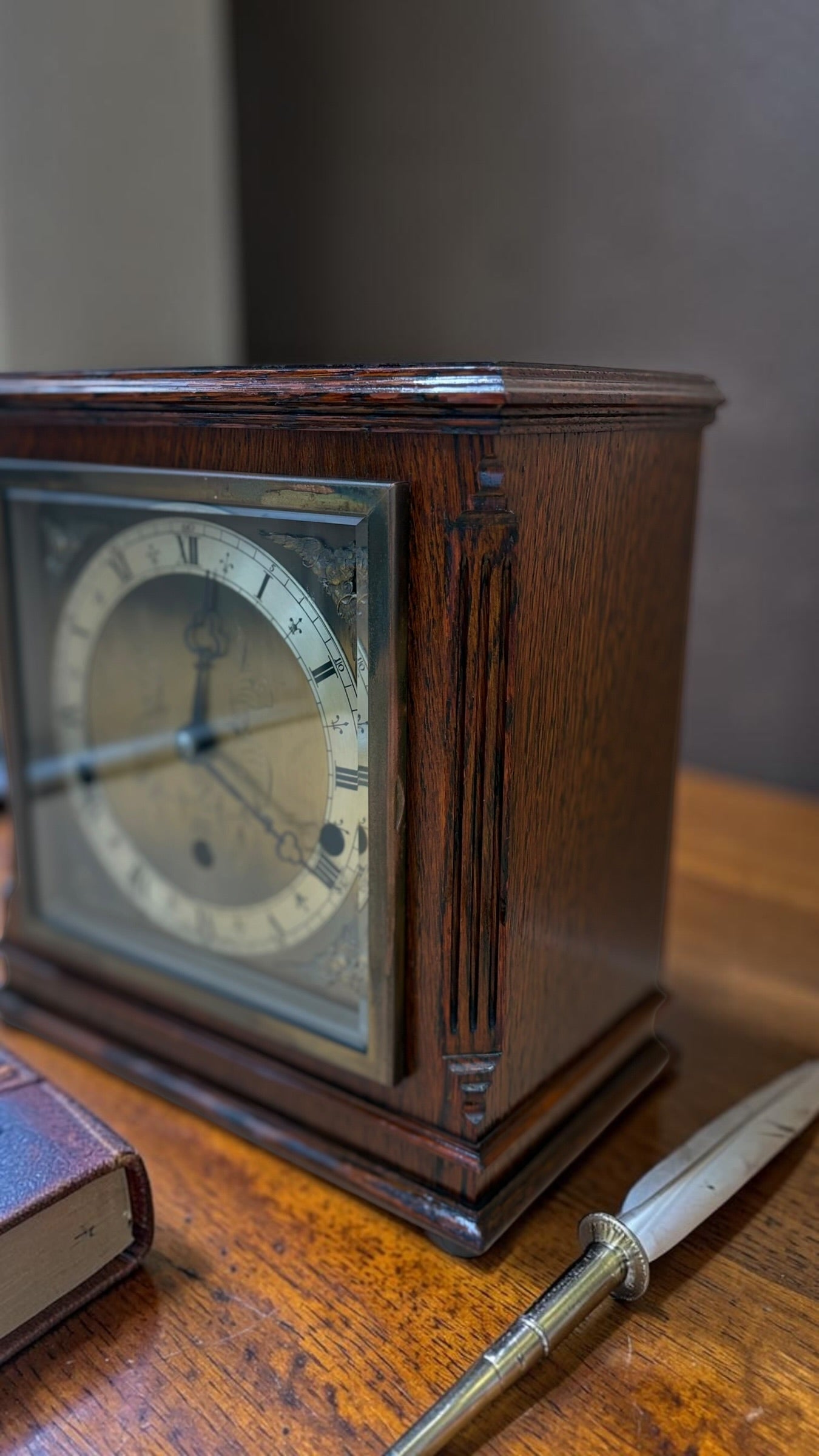 Elliott of London Dual Chime Mantel Clock – Westminster & Whittington – c. 1940s – Fully Serviced