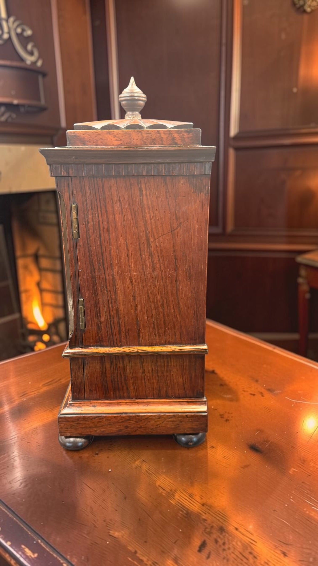Thomas Cox Savory London Fusee Bracket Clock c.1870 | 47 Cornhill | Time Only | Original Key