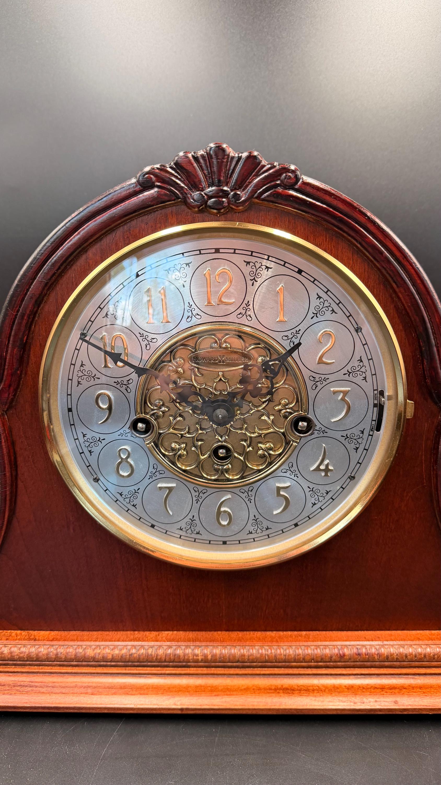 Howard Miller Patrick Mantel Clock Kieninger Westminster Chime Mechanical Working