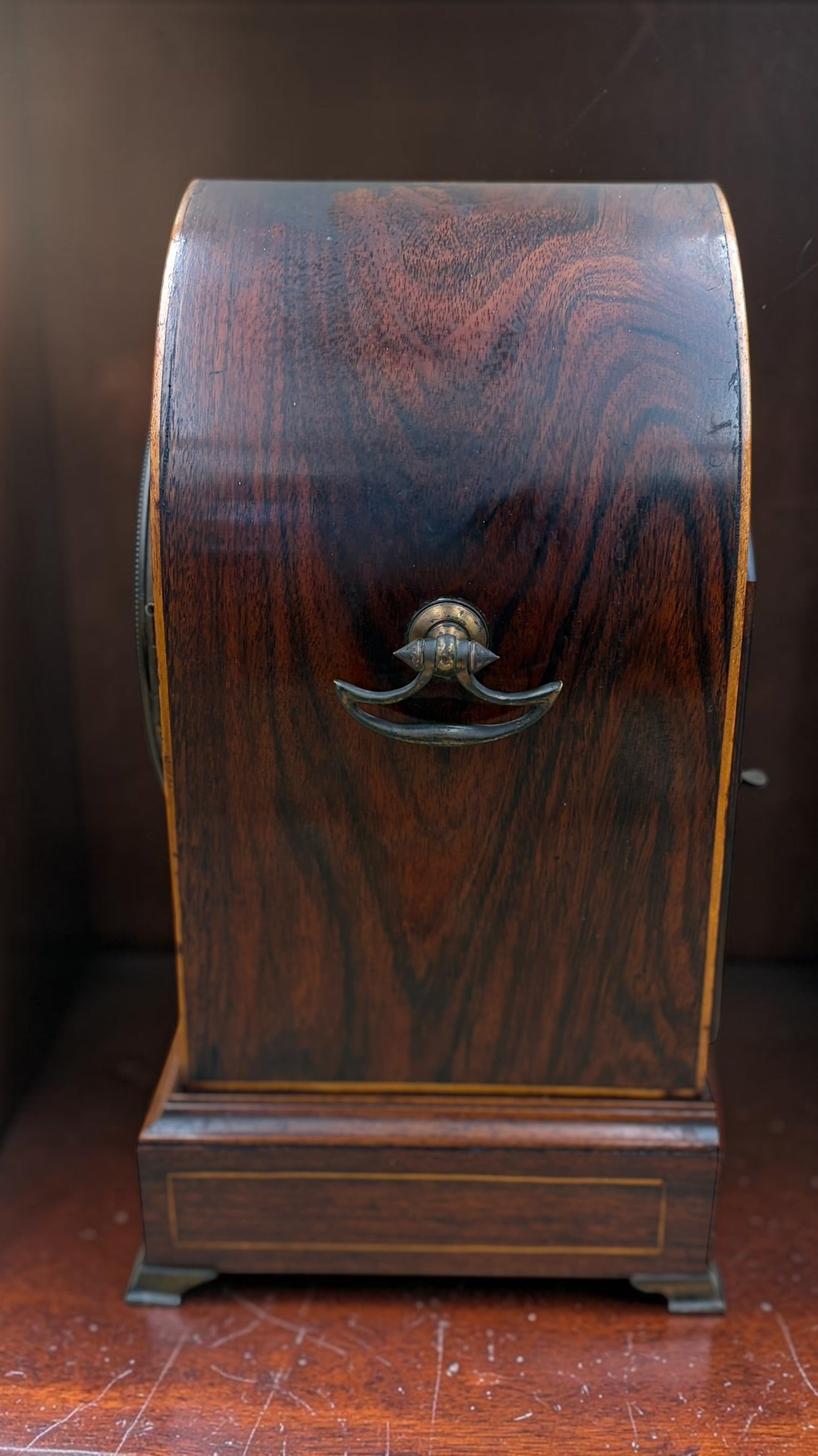 Antique Winterhalder & Hofmeier Gothic Arch Mantel Clock c.1890s — Bim-Bam Quarter Strike — German