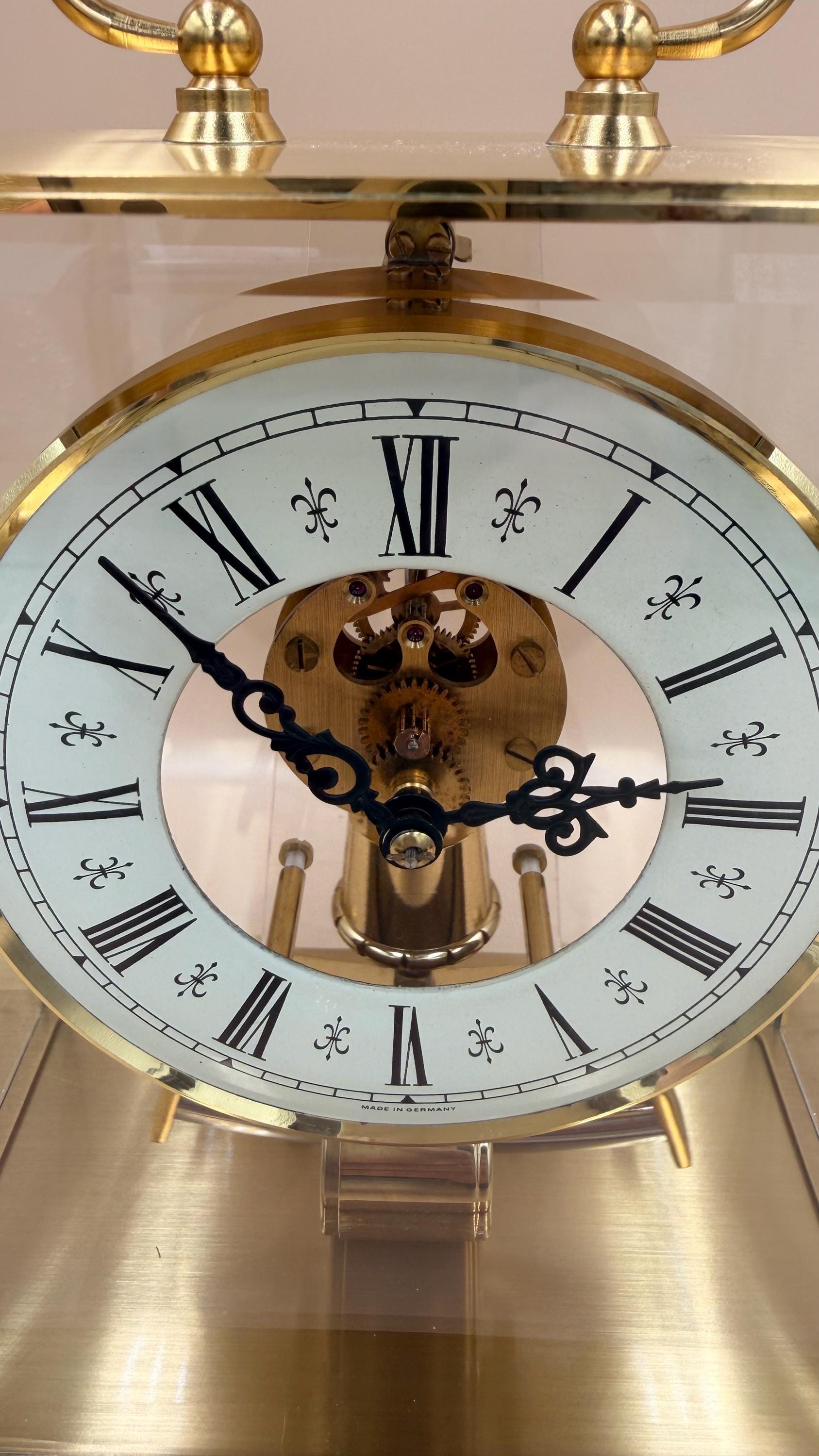 Seth Thomas Electro-Magnetic Skeleton Clock – detail image 3