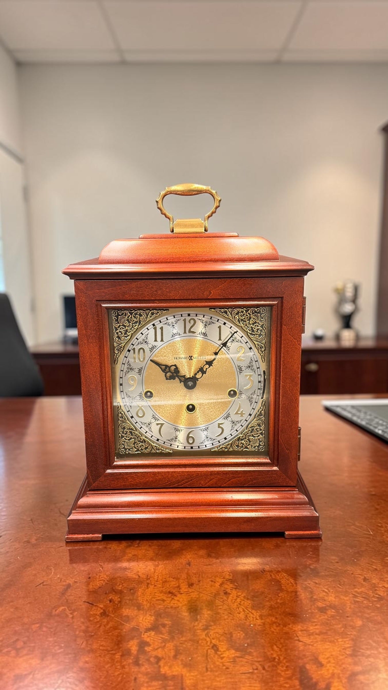 Howard Miller Samuel Watson Bracket Clock – Triple Chime Kieninger Movement