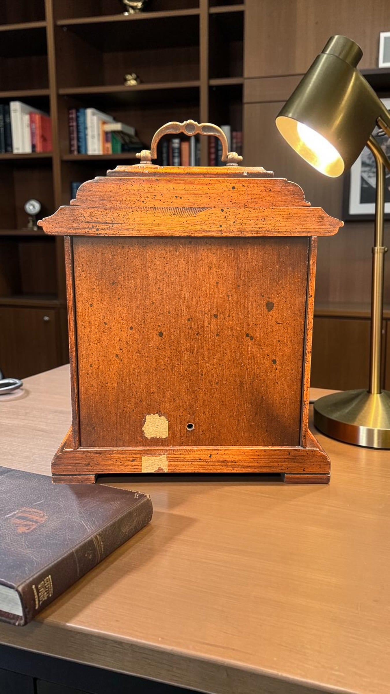 Antique P.F. Bollenbach Mantel Clock – Mechanical Wind Up Clock