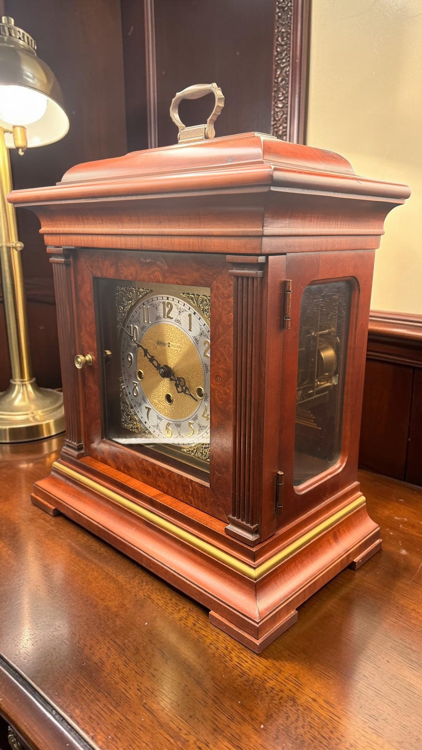 Howard Miller Thomas Tompion Mantel Clock – Kieninger Triple Chime Movement – Westminster / Whittington / St. Michael