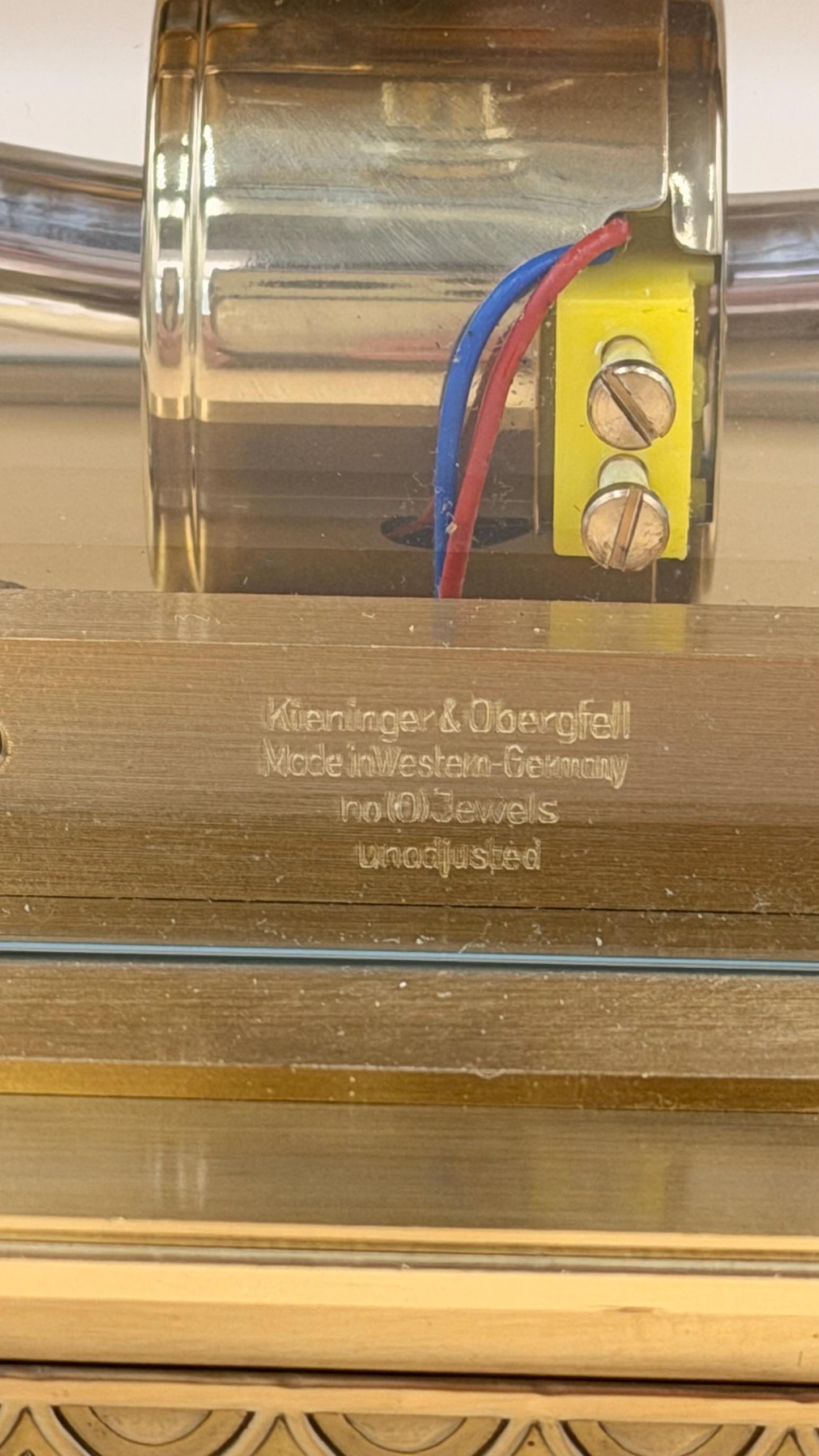 Seth Thomas Electro-Magnetic Skeleton Clock – 6-Jewel Kieninger Movement