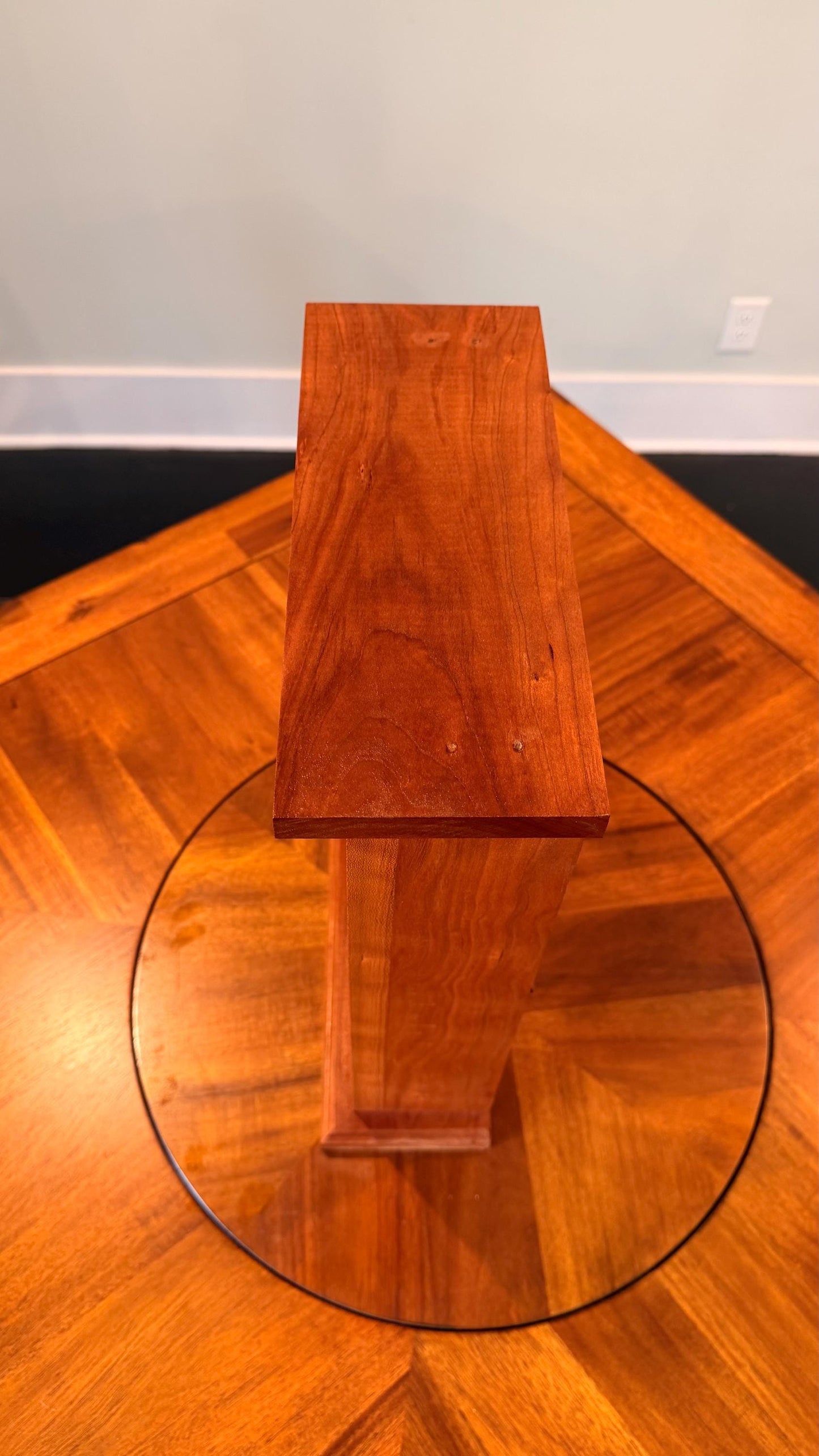 Handcrafted Solid Wood Mission Mantel Clock – Craftsman Quartz Pendulum – Arts & Crafts Decor