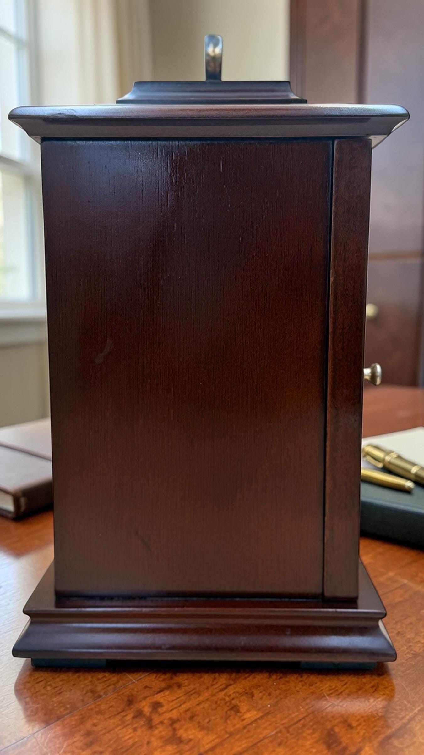 Vintage Welby Westminster Bracket Clock – German Hermle Movement – Freshly Cleaned & Oiled