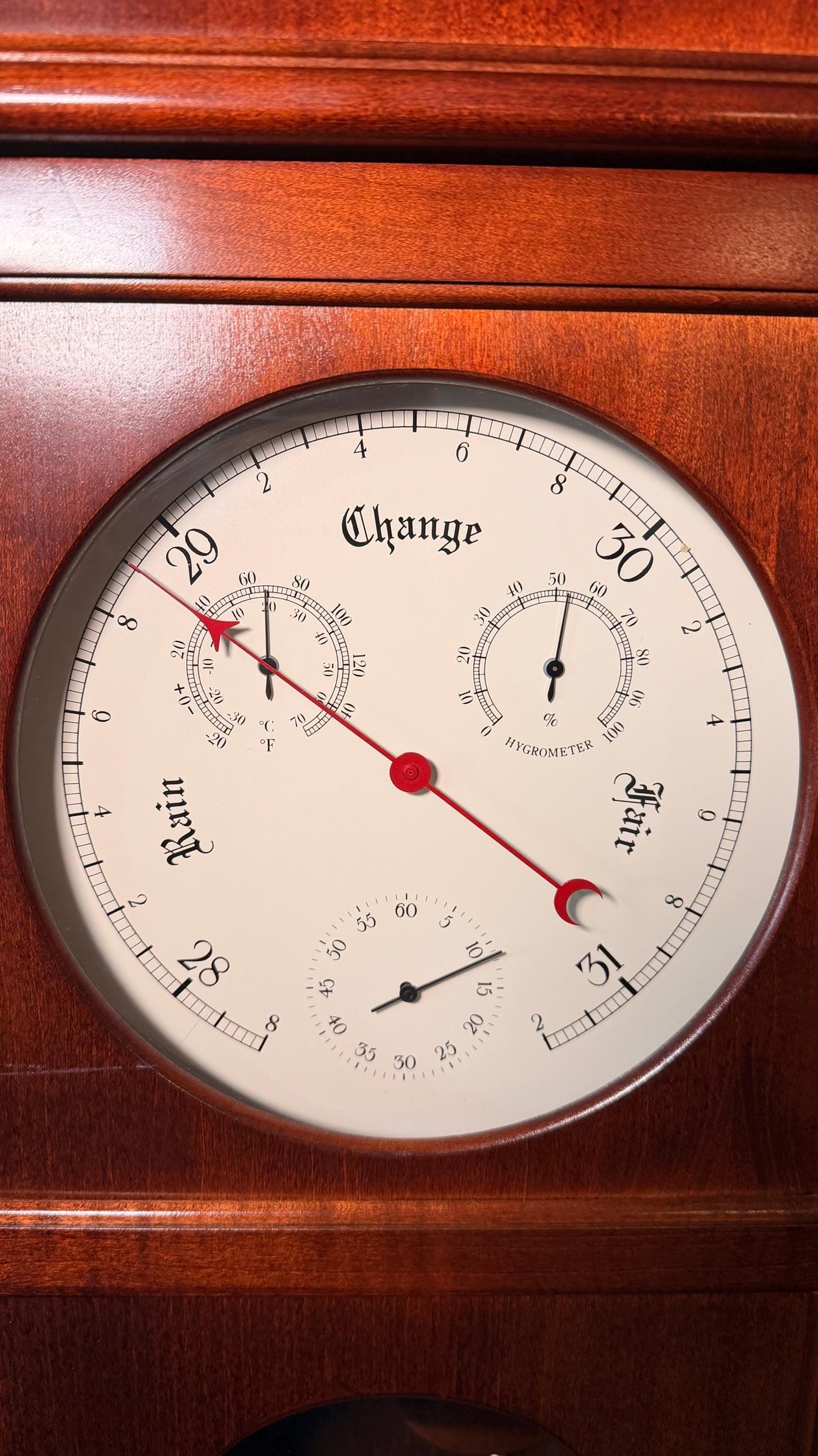 Howard Miller Lawyer Wall Clock - Executive Mechanical Timepiece - Bim Bam Chime