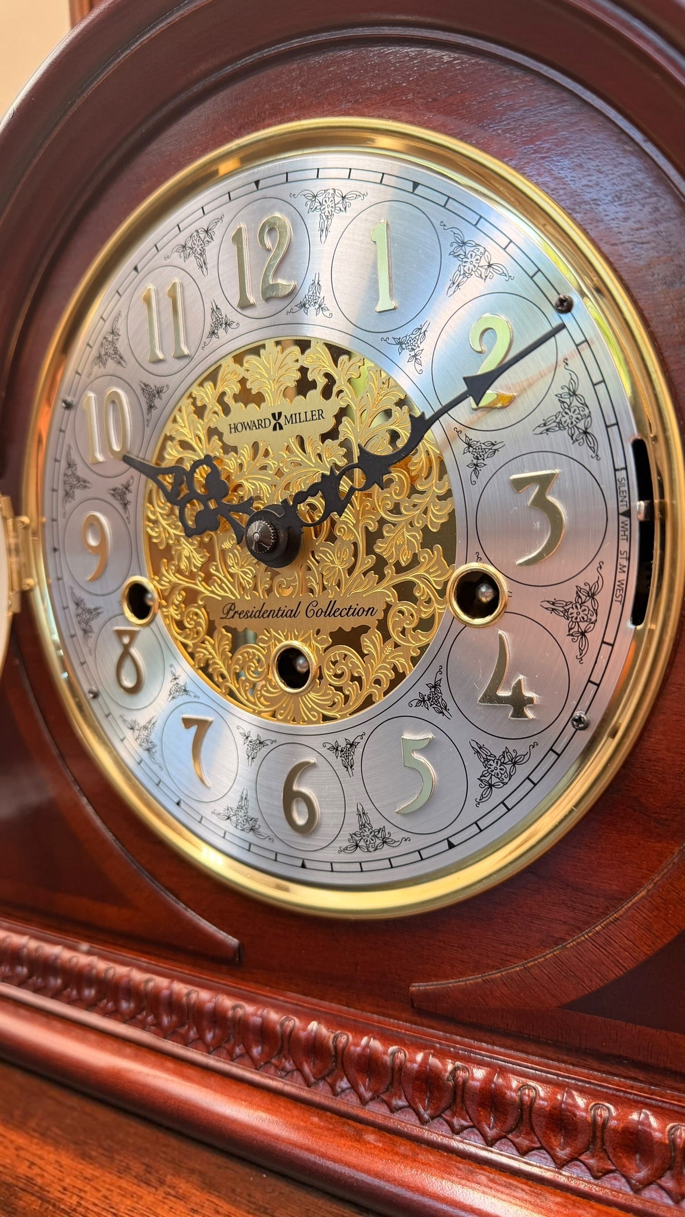 Howard Miller Webster Mantel Clock – Presidential Collection, Kieninger Movement