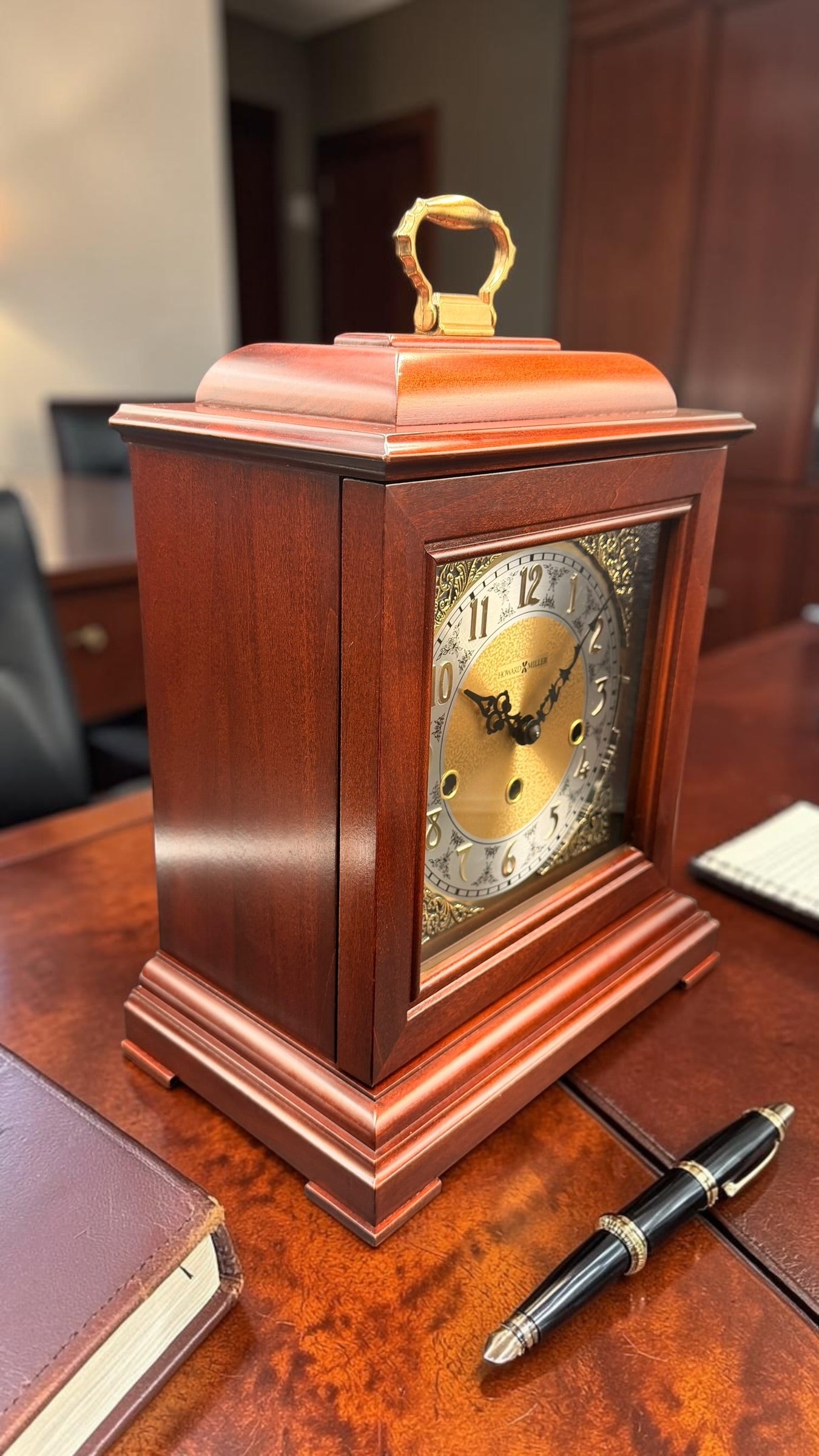 Howard Miller Samuel Watson Bracket Clock – Triple Chime Kieninger Movement
