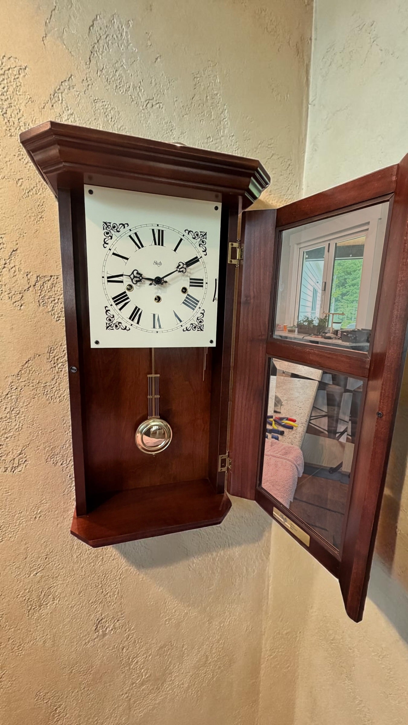 Sligh Westminster Wall Clock Hermle German Movement