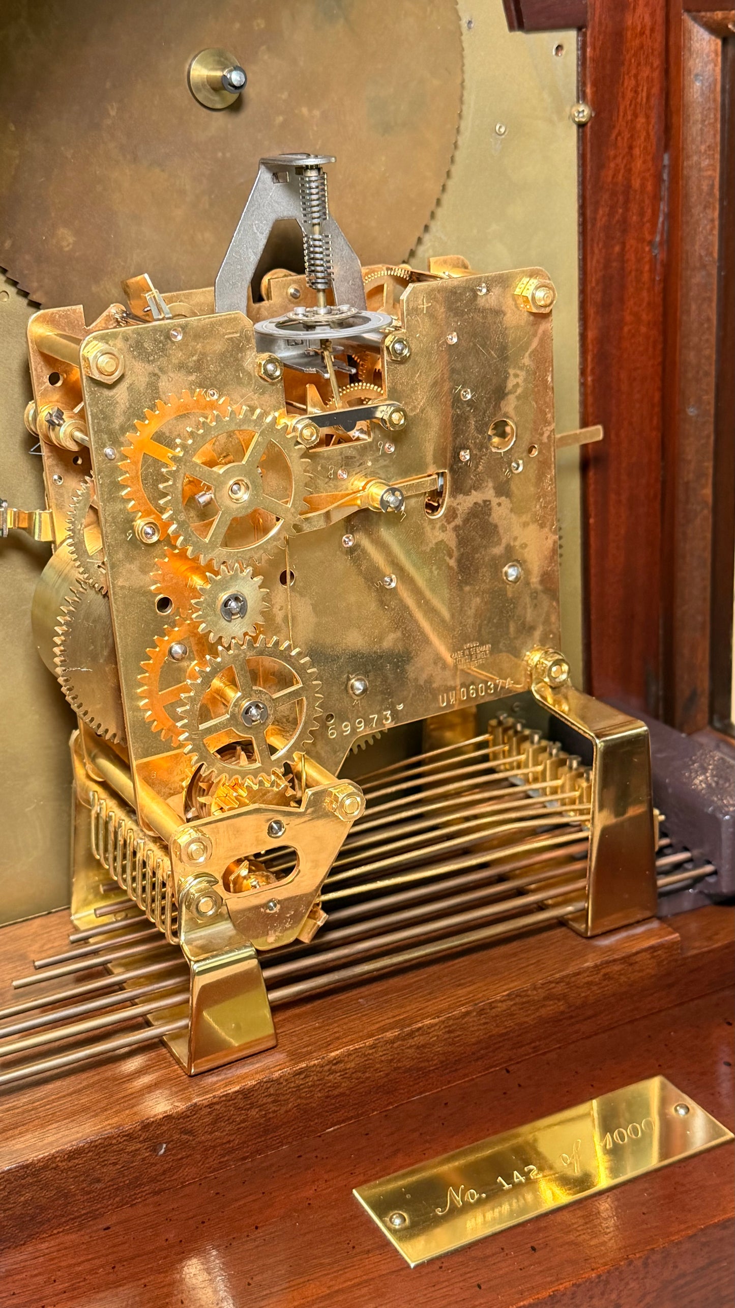 Trend by Sligh Limited Edition Triple Chime Bracket Clock – German Urgos Movement No. 142/1000