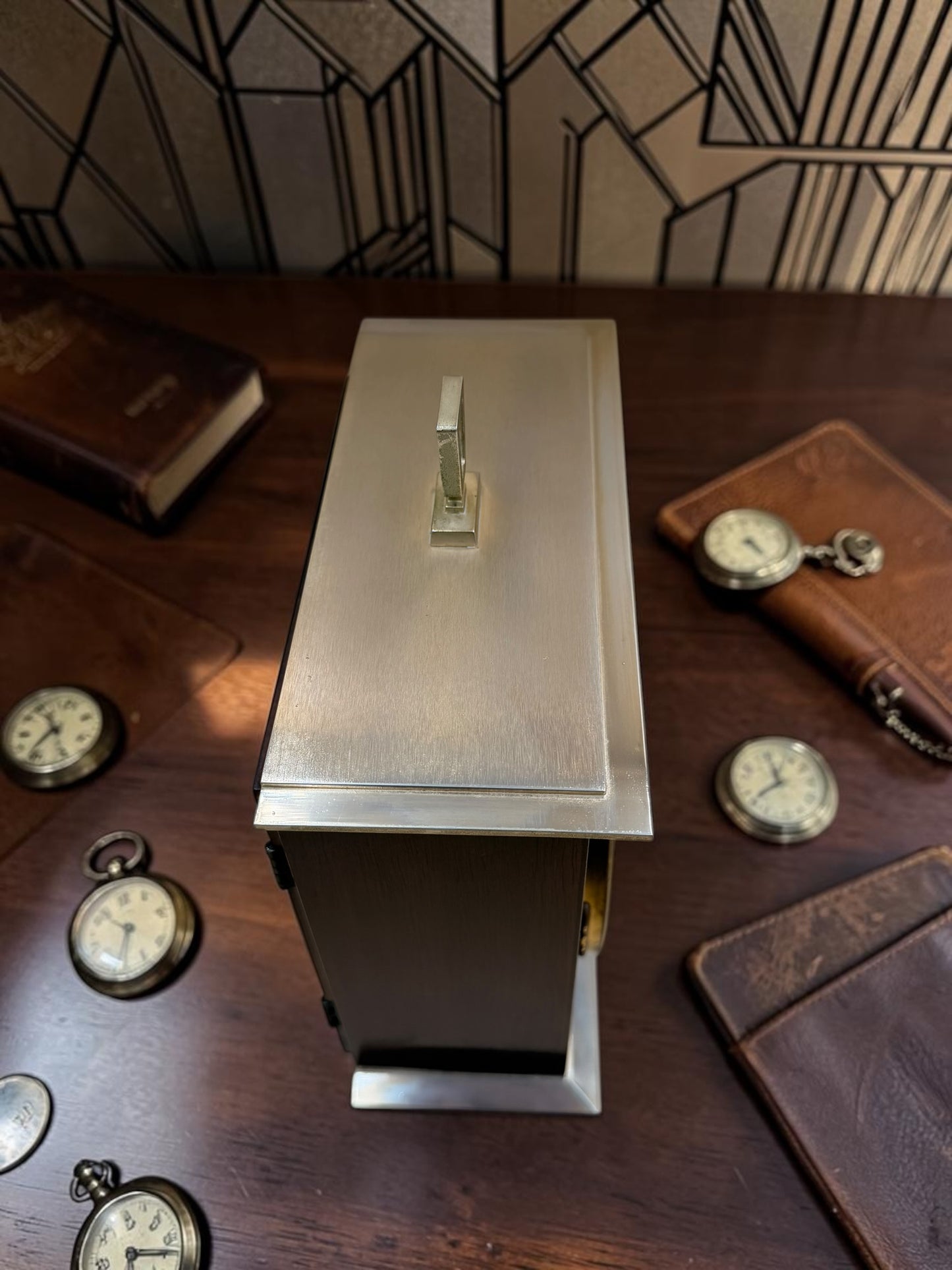 Vintage Seth Thomas Mantel Clock – Mid-Century Modern, German Movement