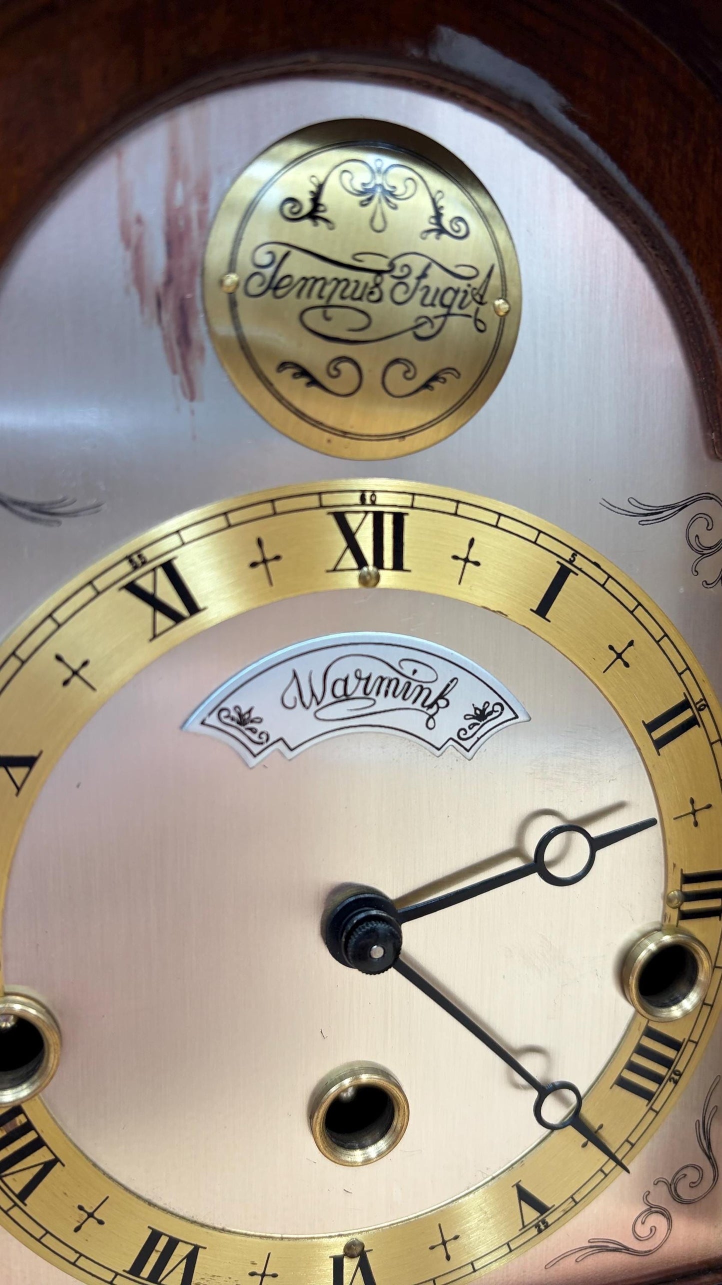 Vintage Warmink / WUBA Dutch Mantel Clock – Westminster Chime – 8-Day Mechanical Movement