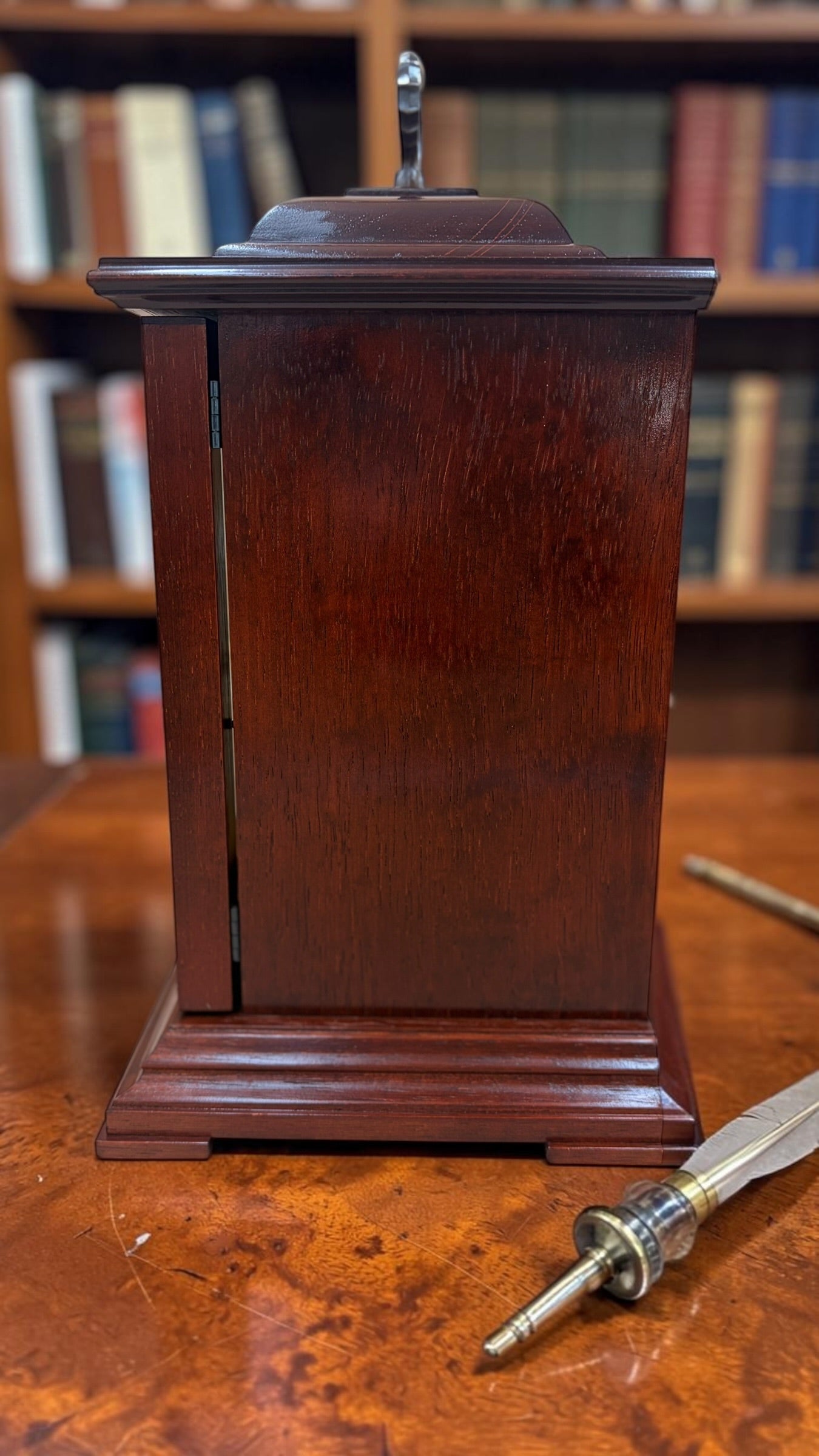 Tiffany & Co. Mechanical Mantel Clock – Chiming Bracket Clock – Freshly Serviced – With Original Tiffany Paperwork