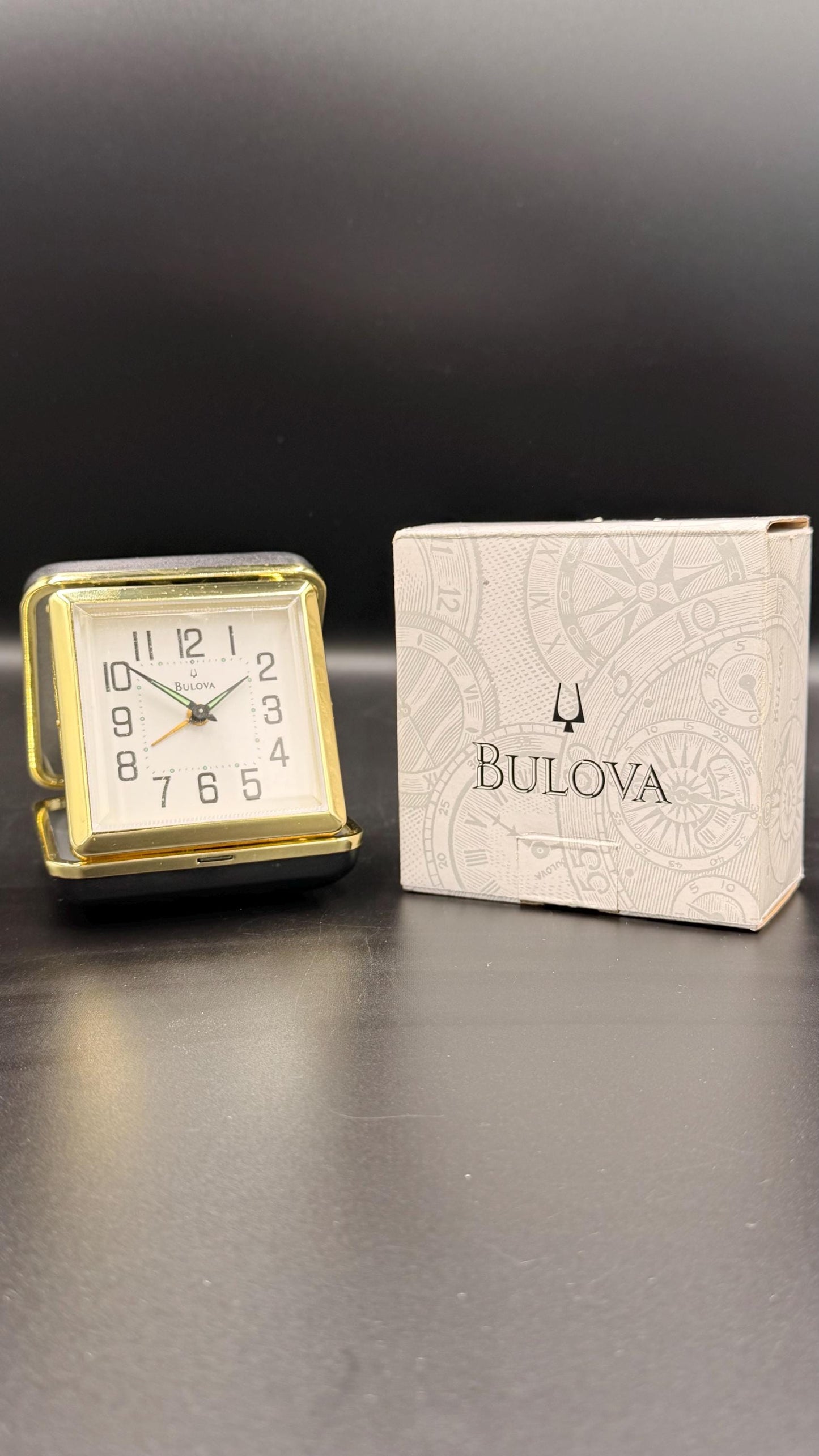 Bulova Folding Travel Alarm Clock