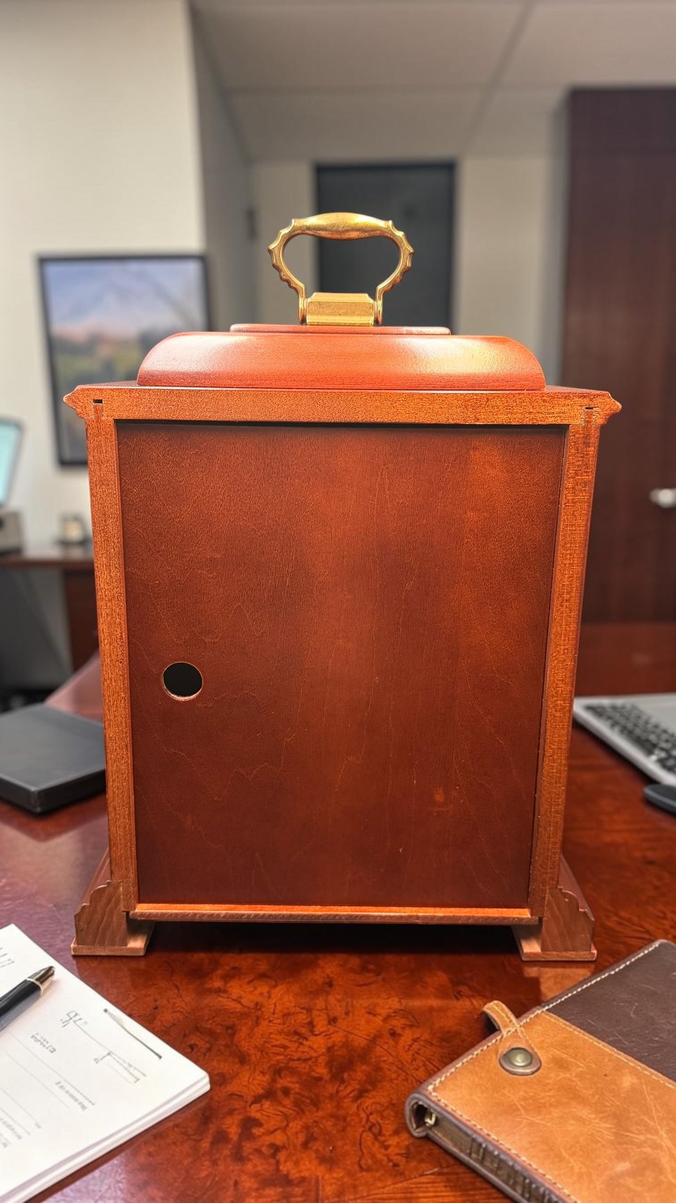 Howard Miller Samuel Watson Bracket Clock – Triple Chime Kieninger Movement