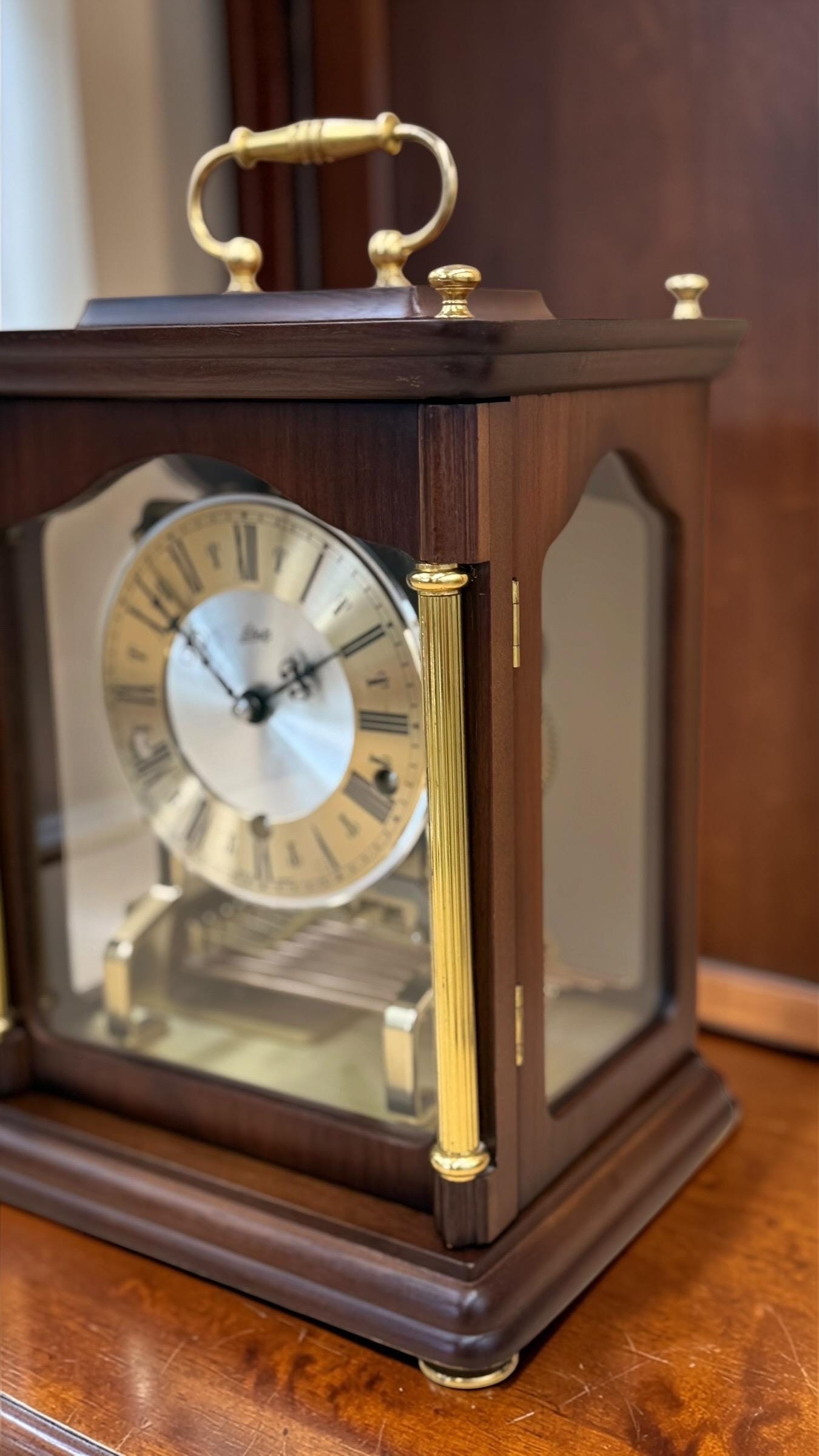 Vintage Schatz Triple-Chime Mantel / Bracket Clock