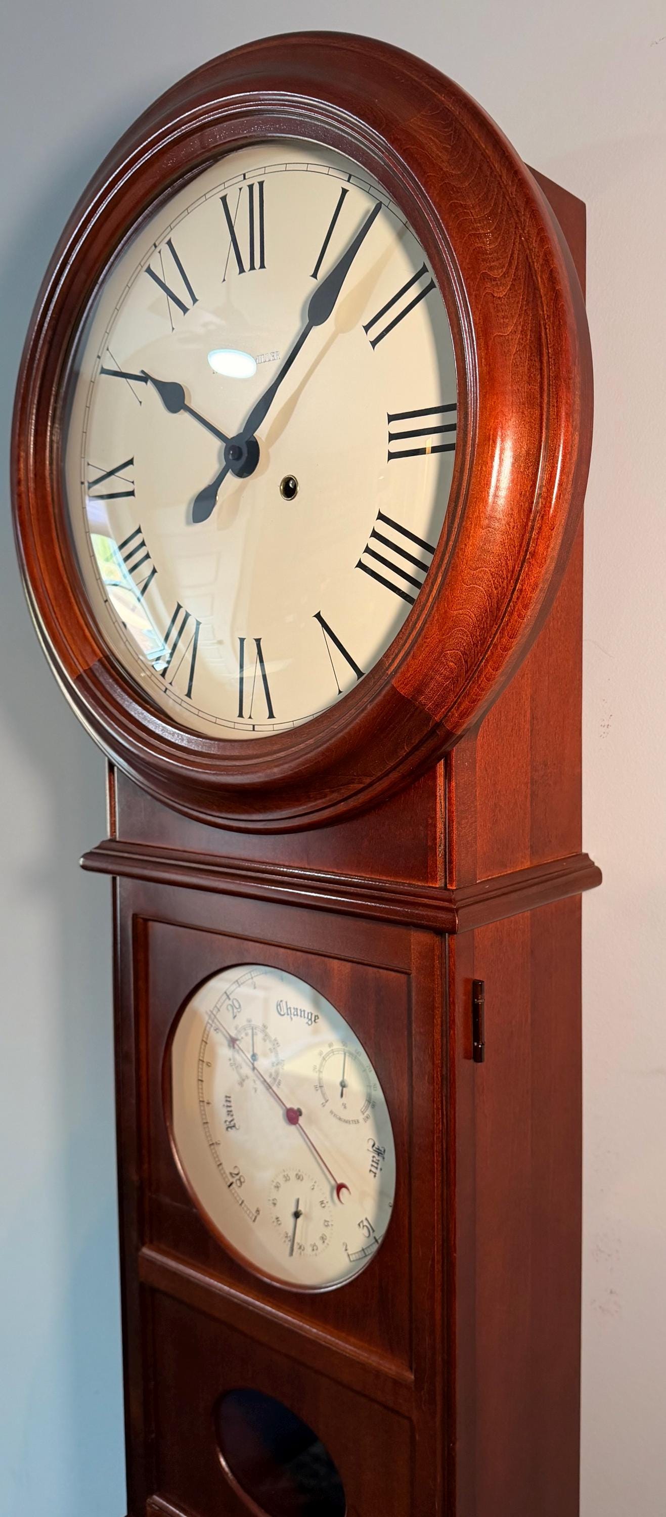 Howard Miller Lawyer Wall Clock - Executive Mechanical Timepiece - Bim Bam Chime