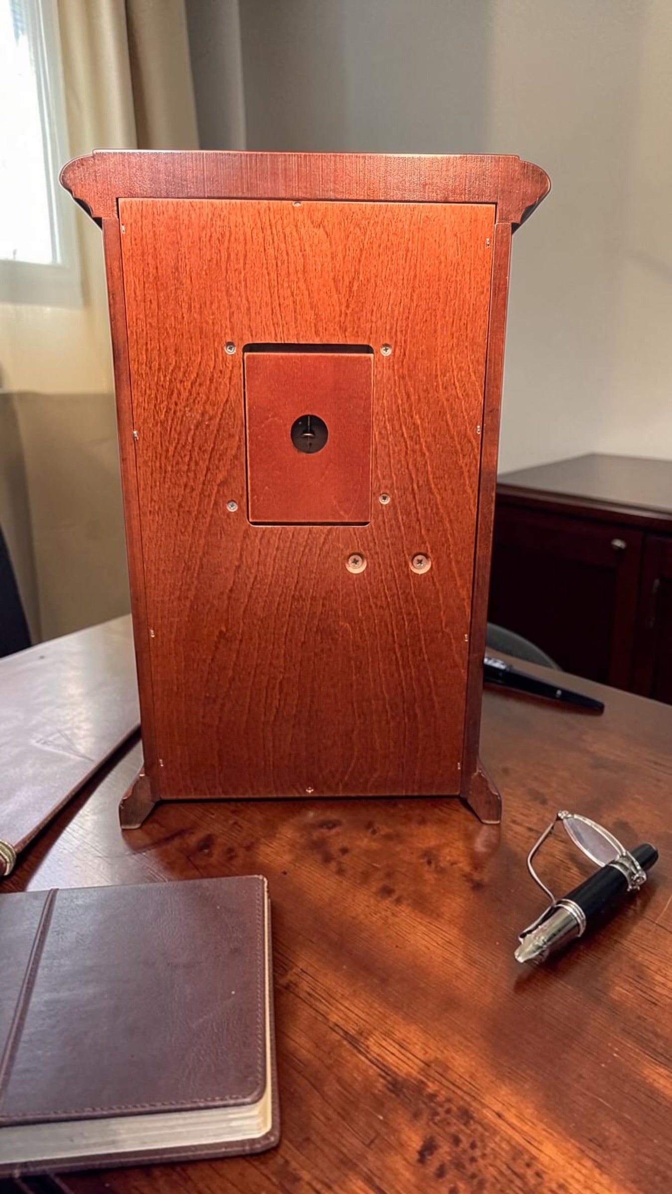 Vintage Howard Miller Westminster Chime Mantel Clock – German Hermle Mechanical Pendulum Movement