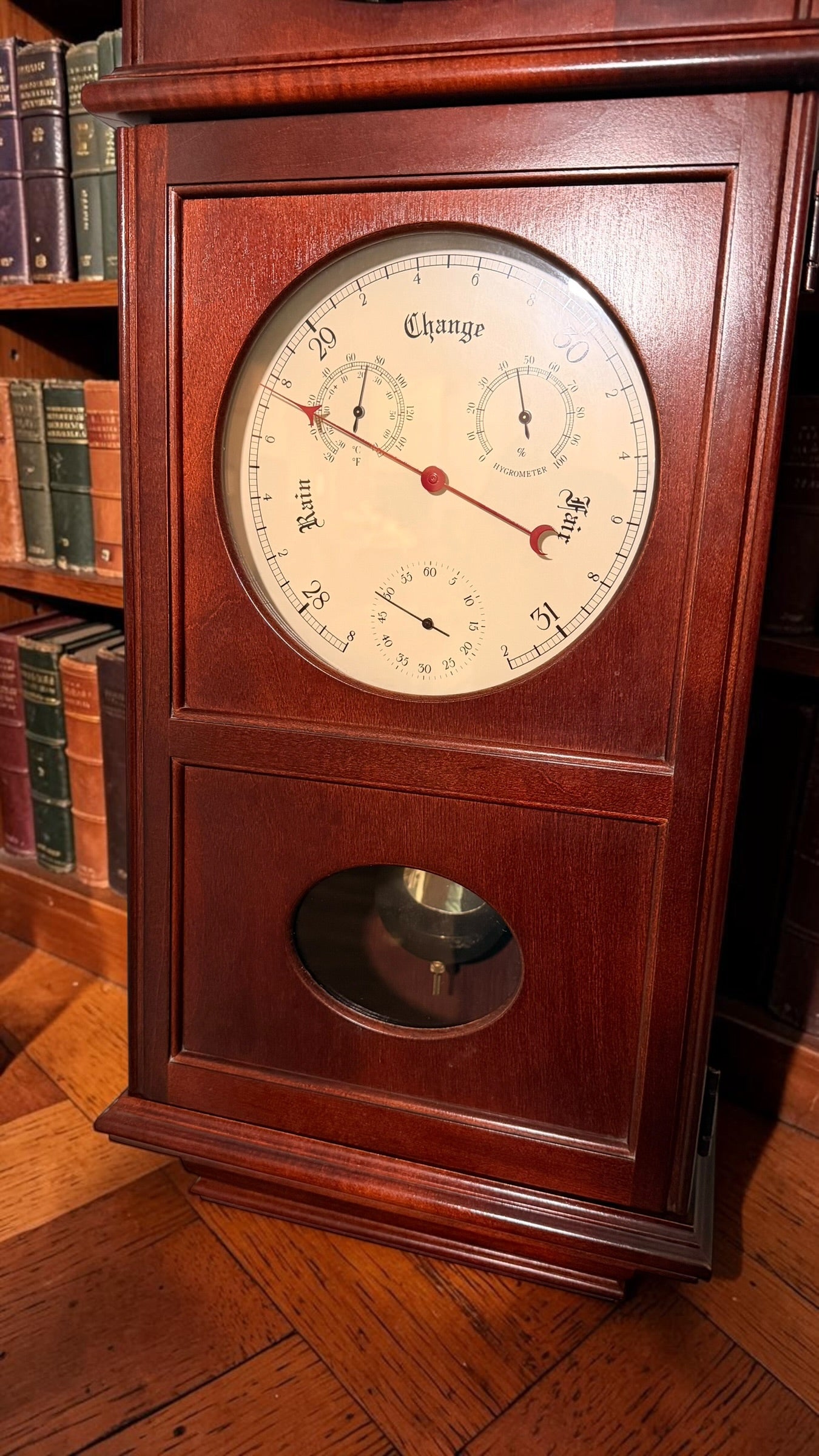 Howard Miller Lawyer Wall Clock - Executive Mechanical Timepiece - Kieninger Movement - Bim Bam Chime