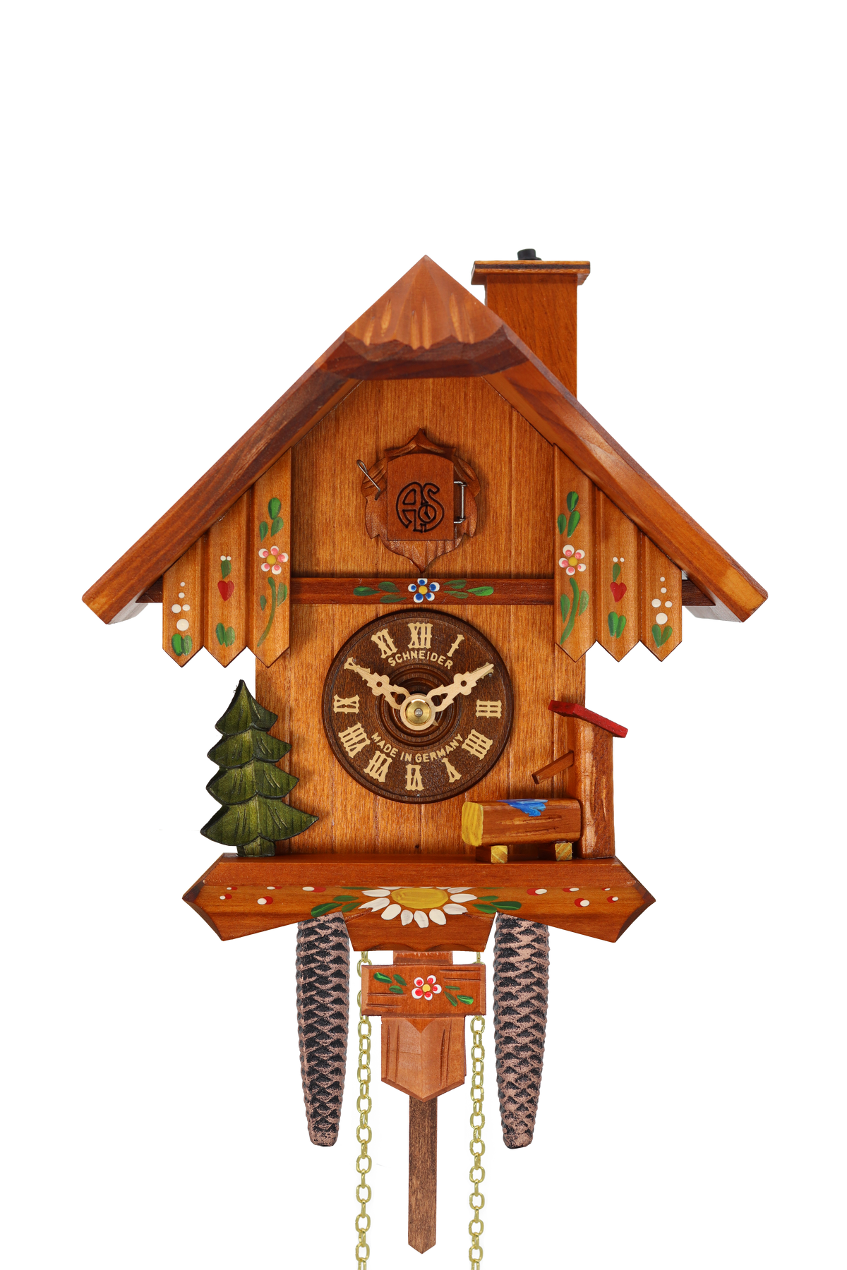 Anton Schneider 7063/10 Flower Cottage cuckoo clock, additional view