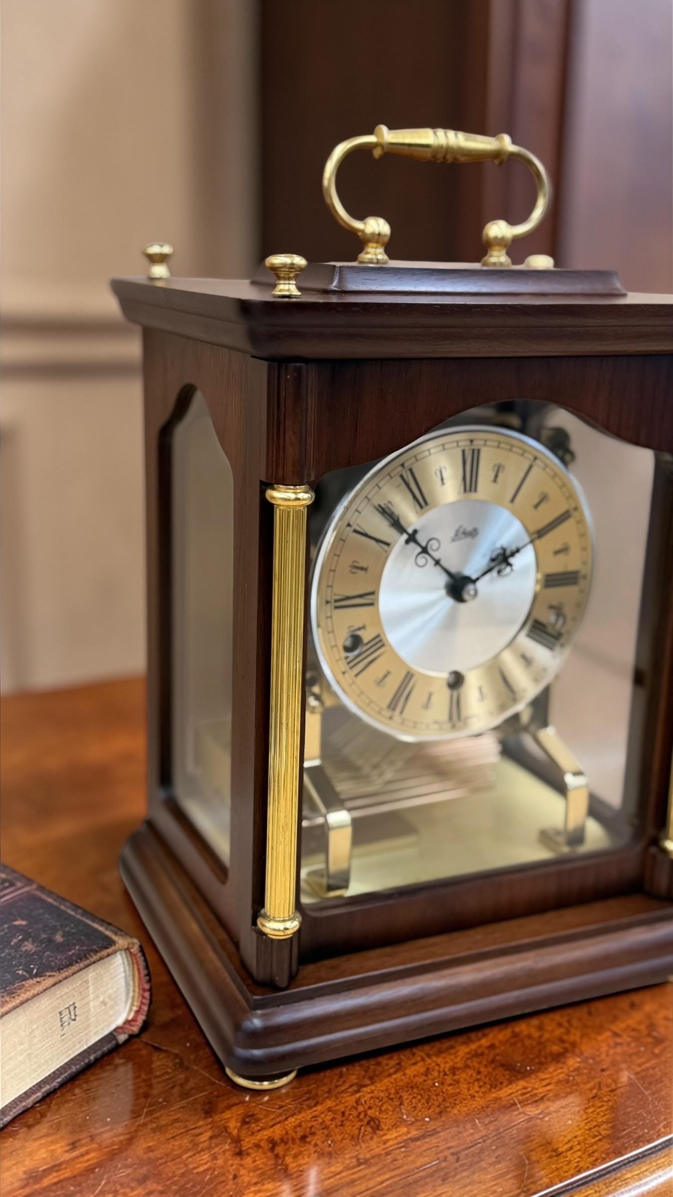 Vintage Schatz Triple-Chime Mantel / Bracket Clock