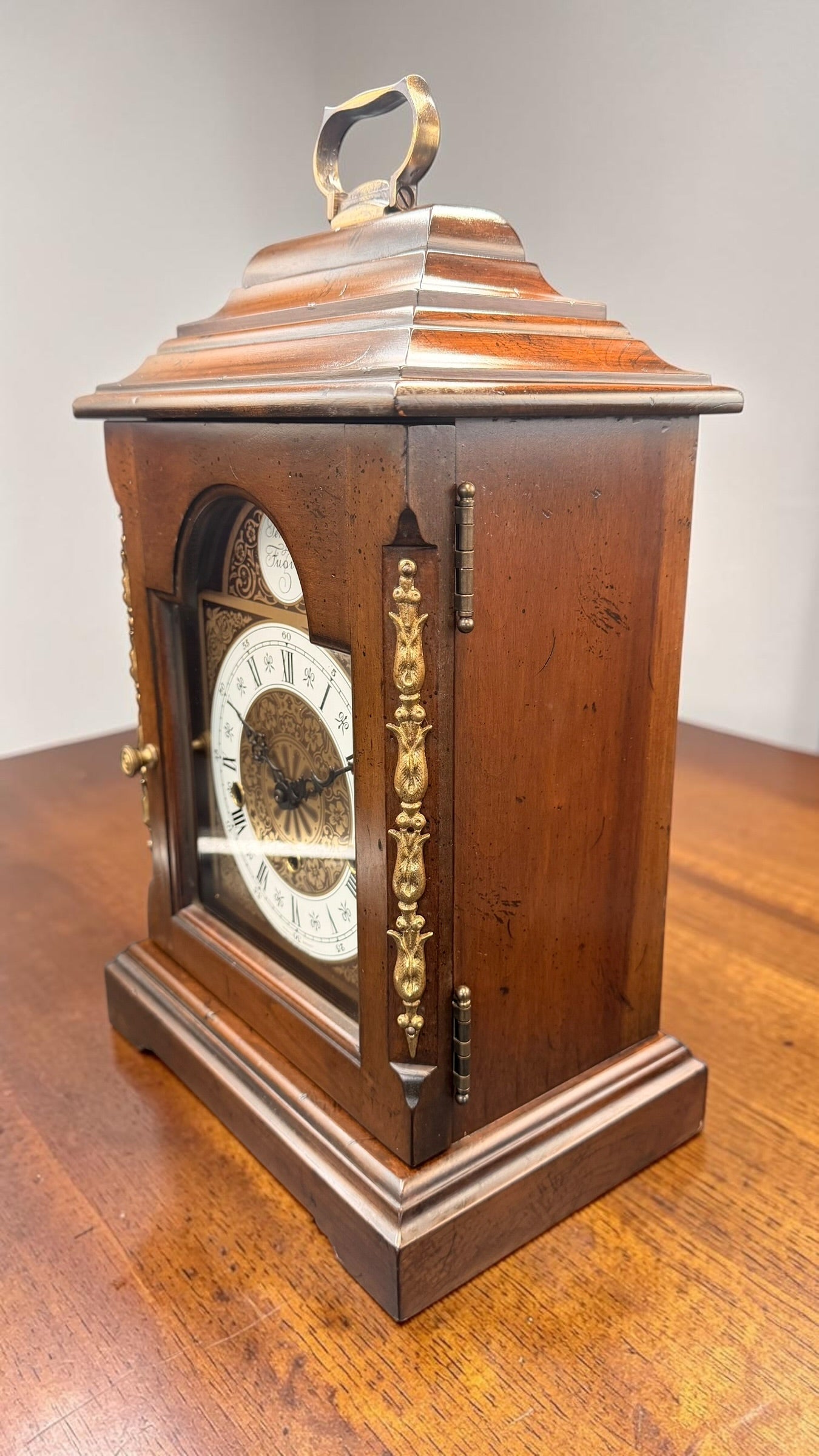 Trend Clocks by Sligh Westminster Chime Bracket Clock – German Mechanical Movement – Serviced & Working