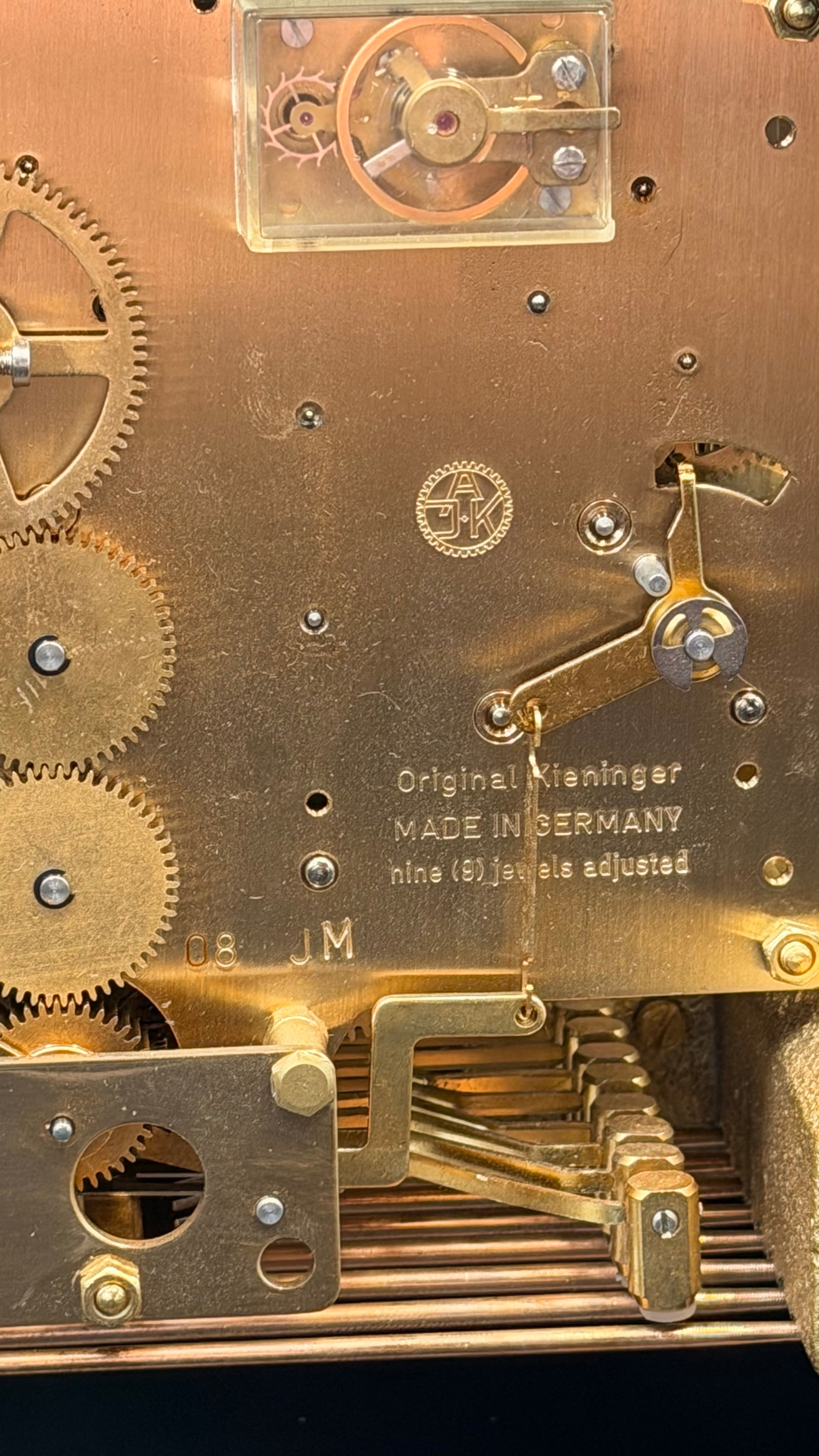 Kieninger Triple Chime Mantel Clock – 9-Jewel Mechanical – detail image 14